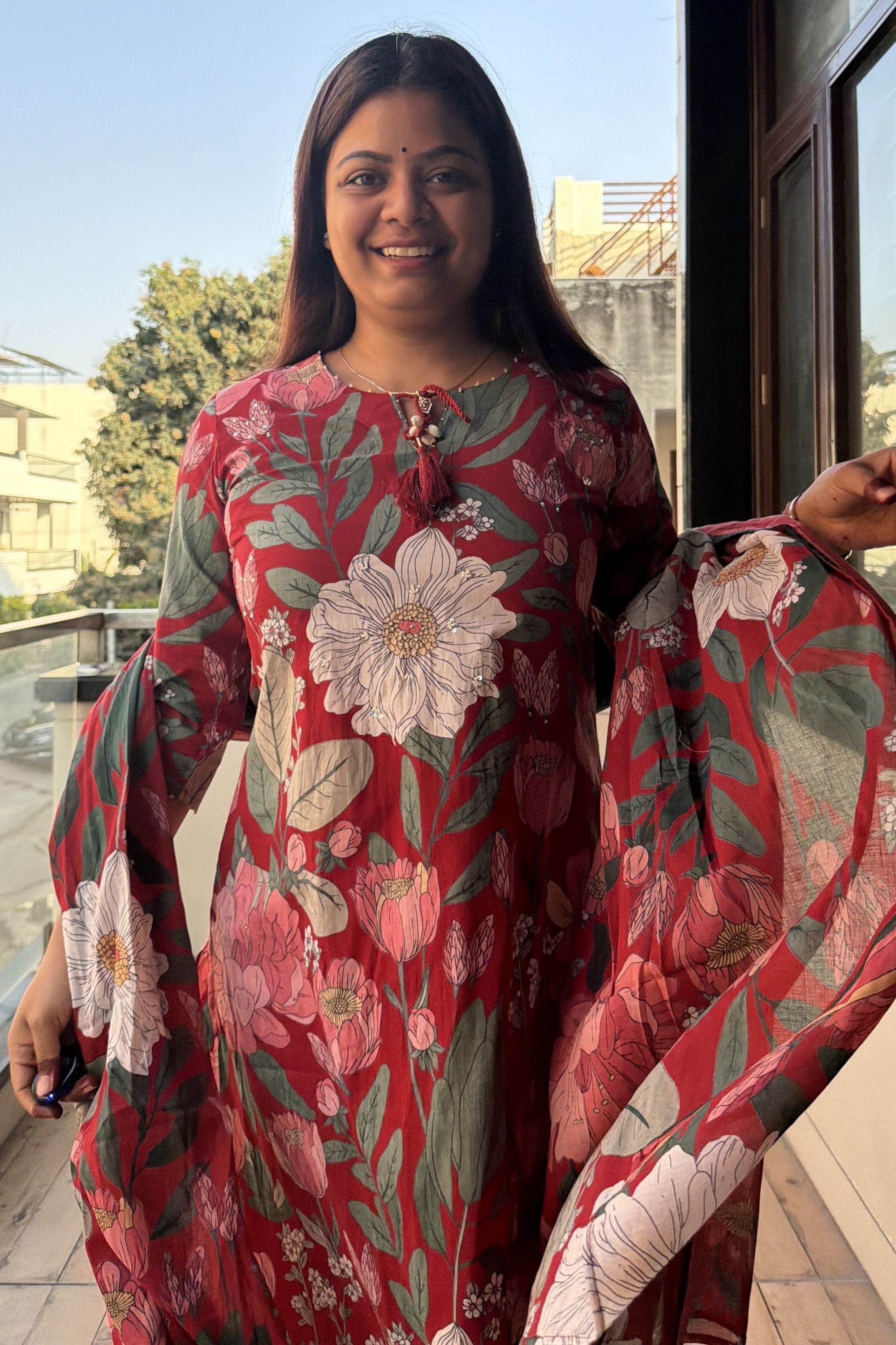 Dupatta Pant Set