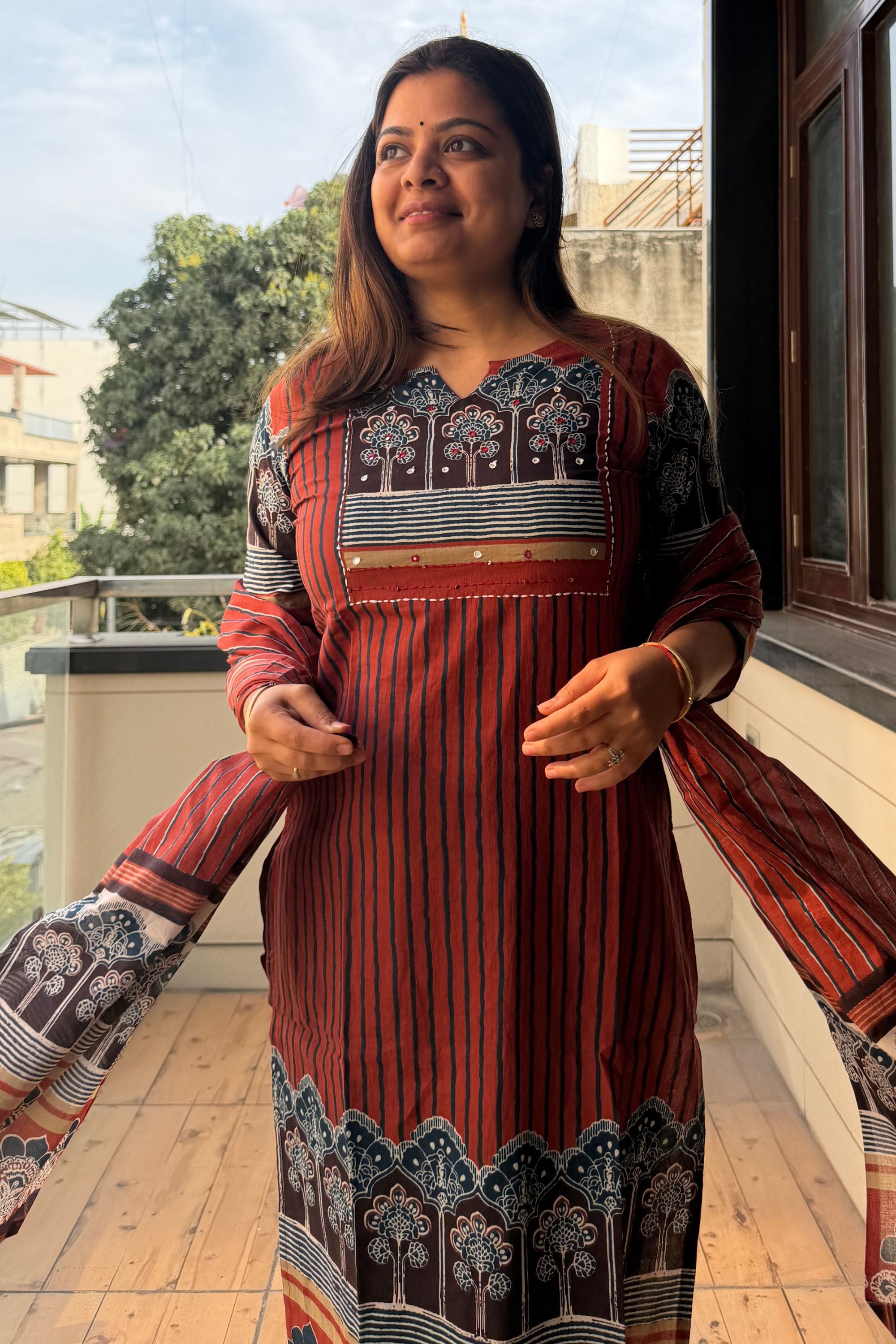 Dupatta Pant Set