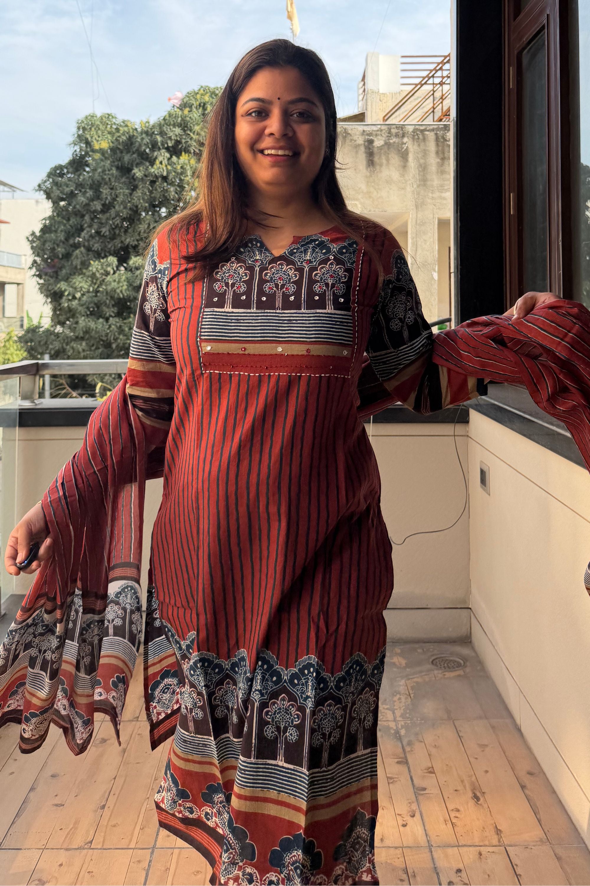 Dupatta Pant Set