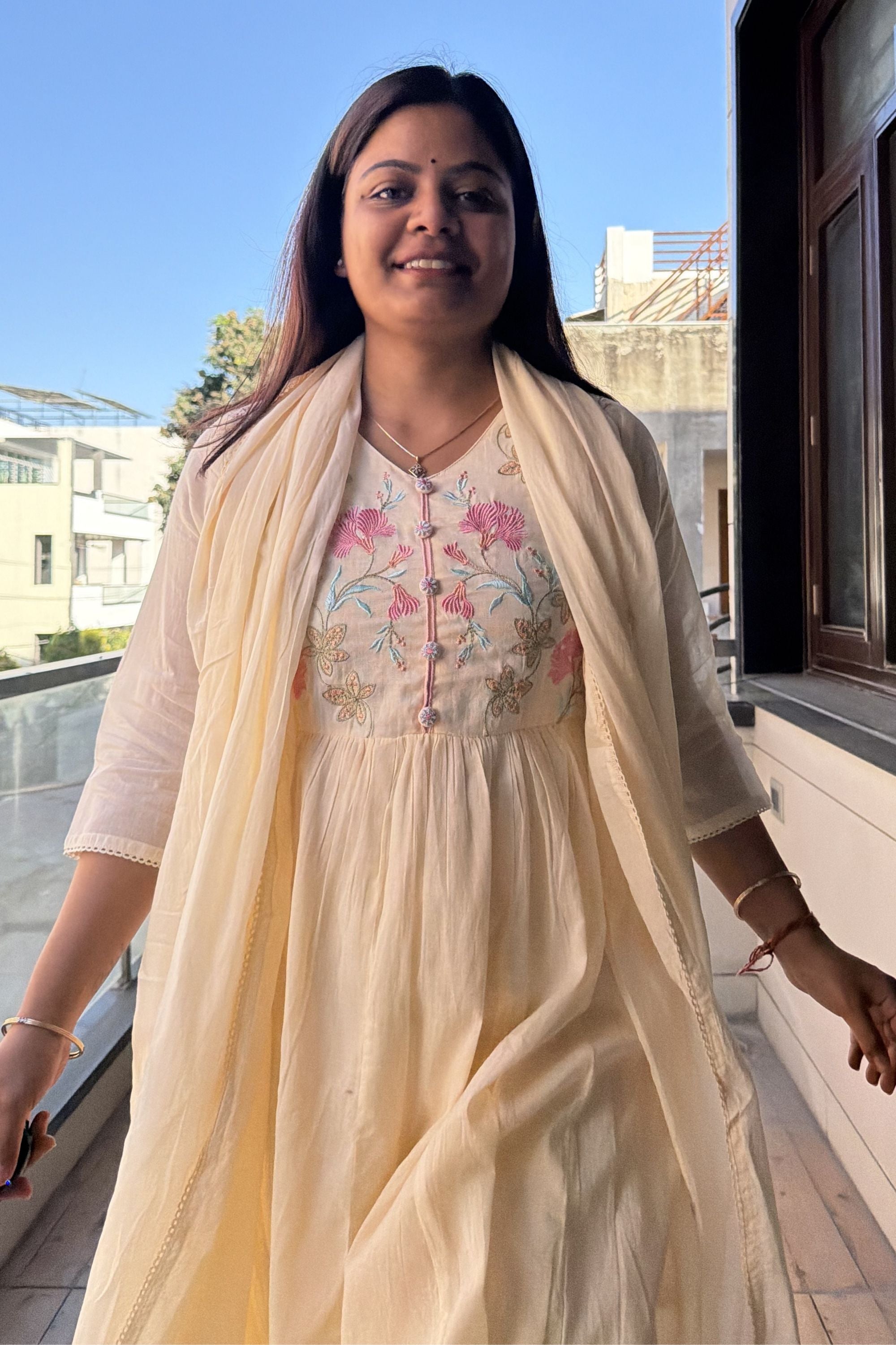 Dupatta Pant Set