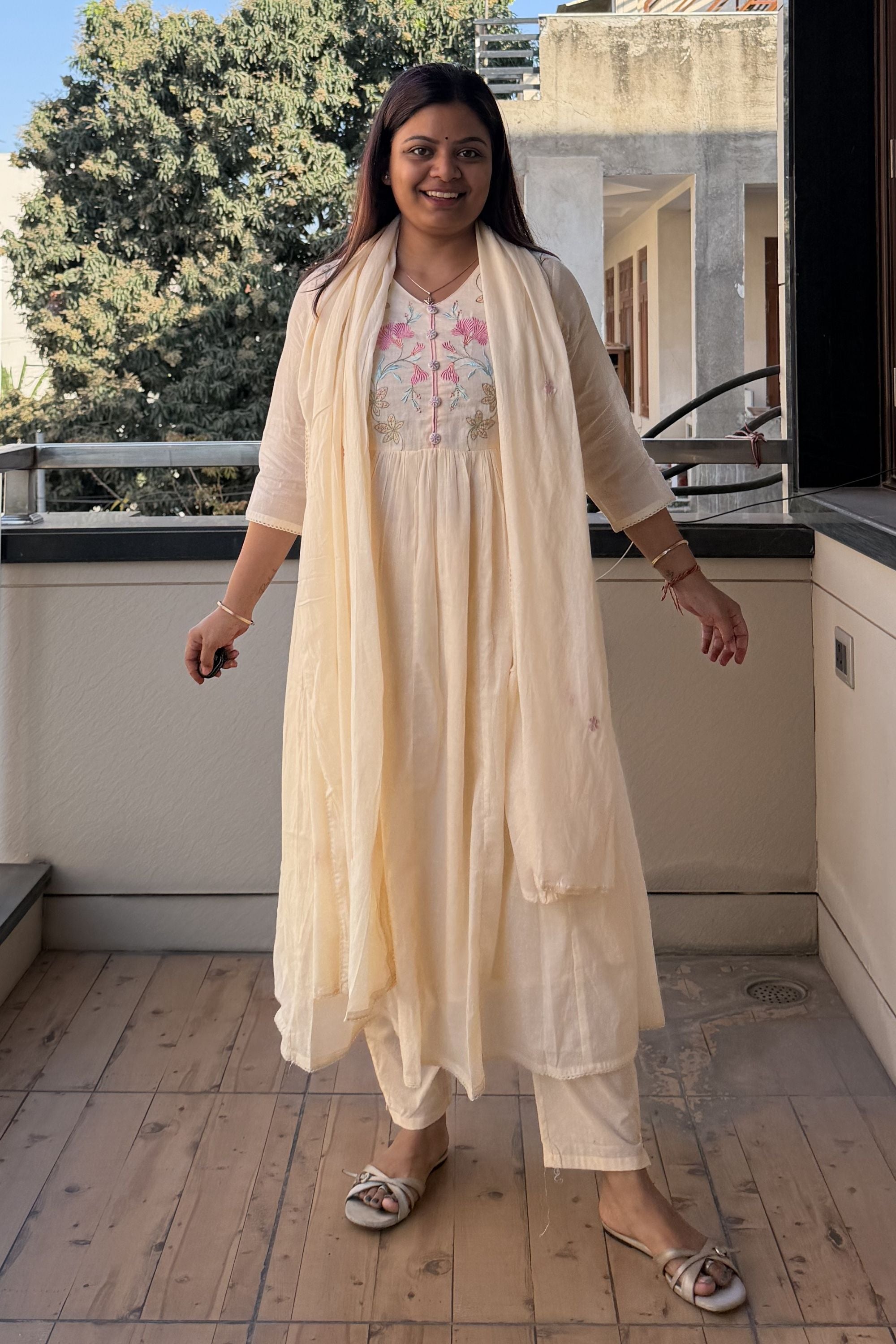 Dupatta Pant Set