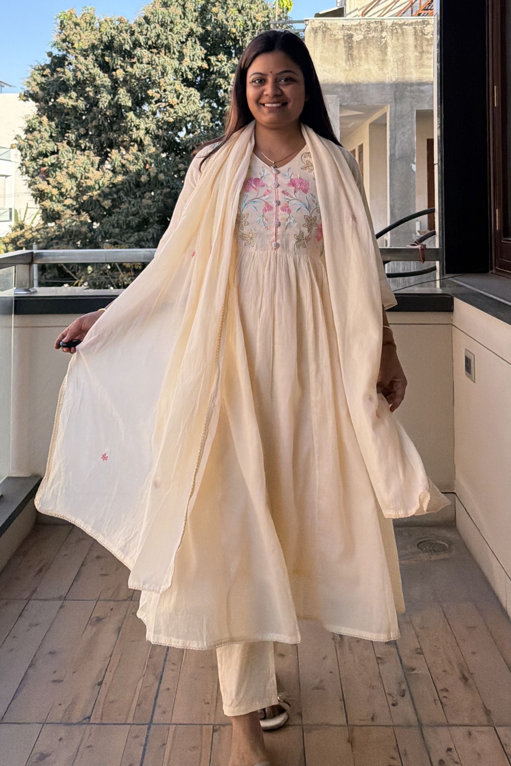 Dupatta Pant Set