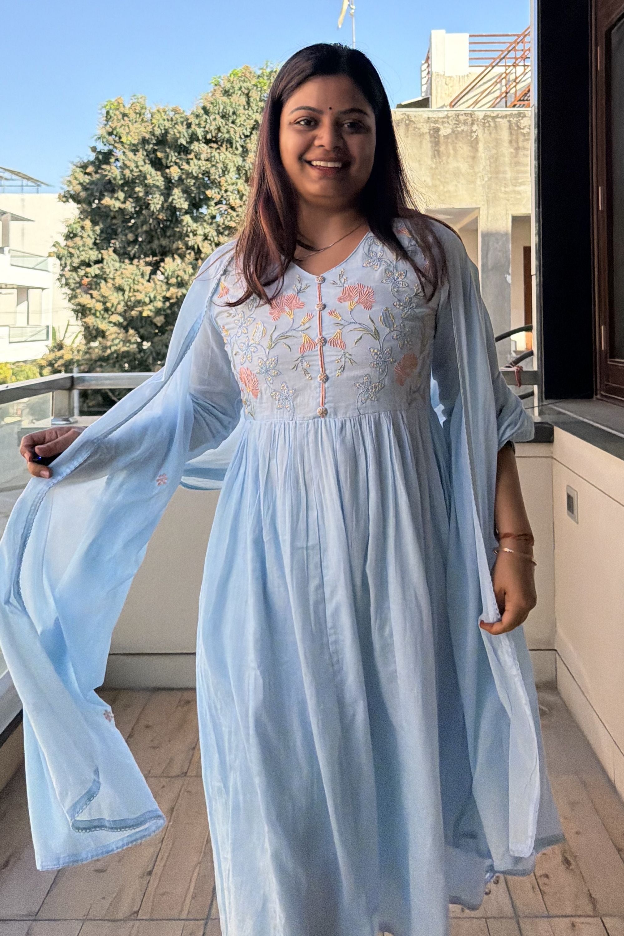 Dupatta Pant Set