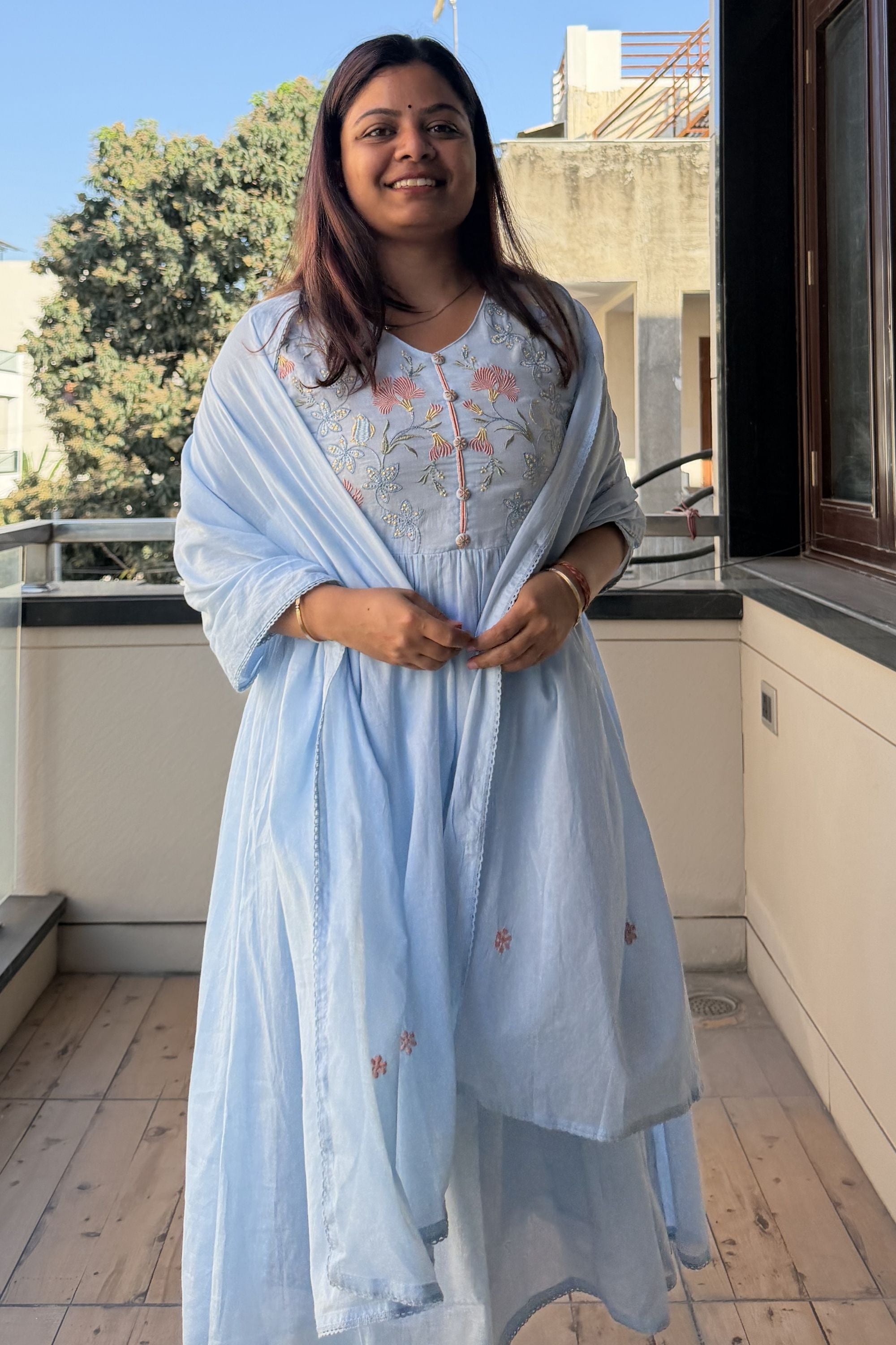 Dupatta Pant Set