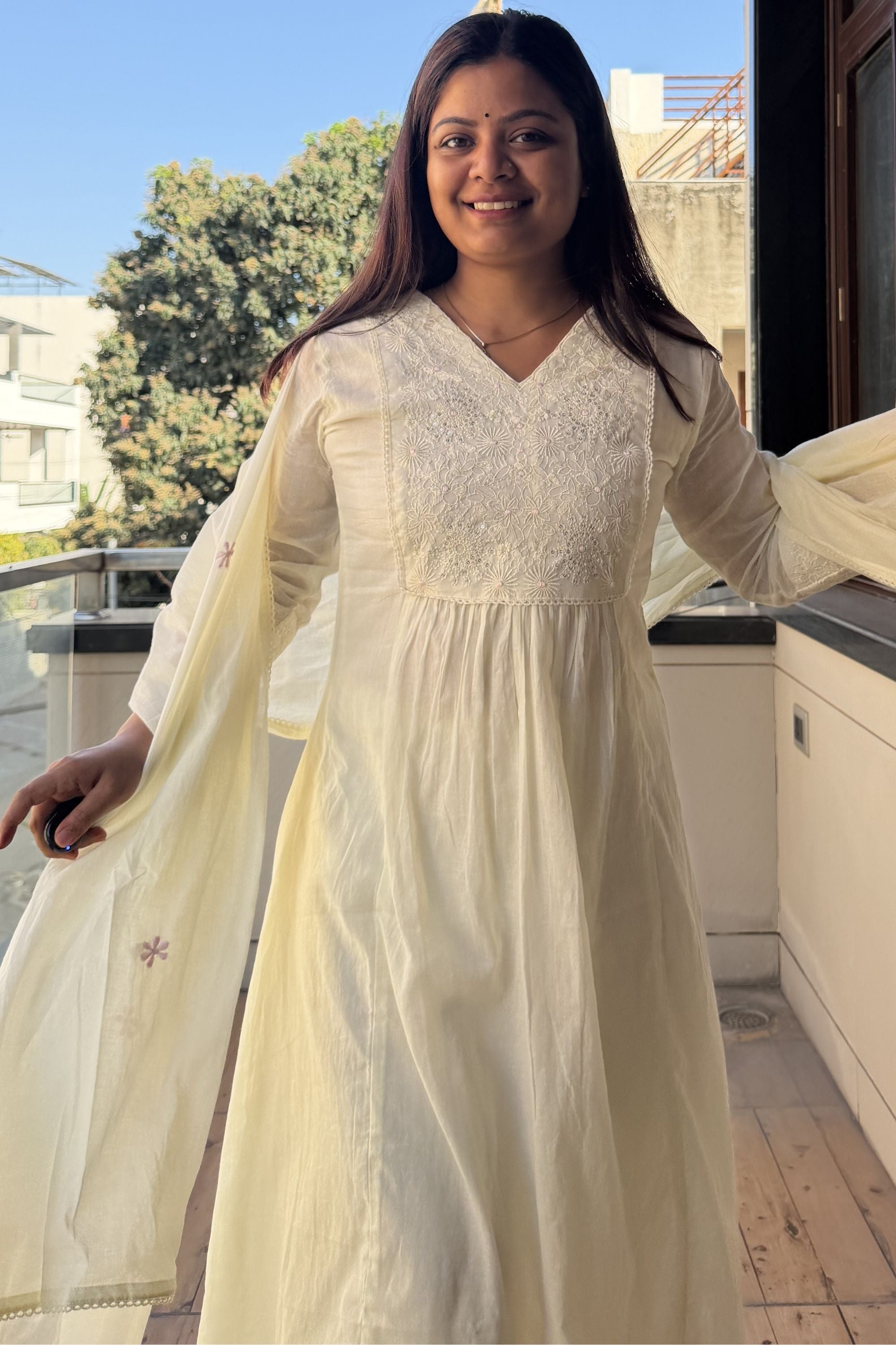 Dupatta Pant Set