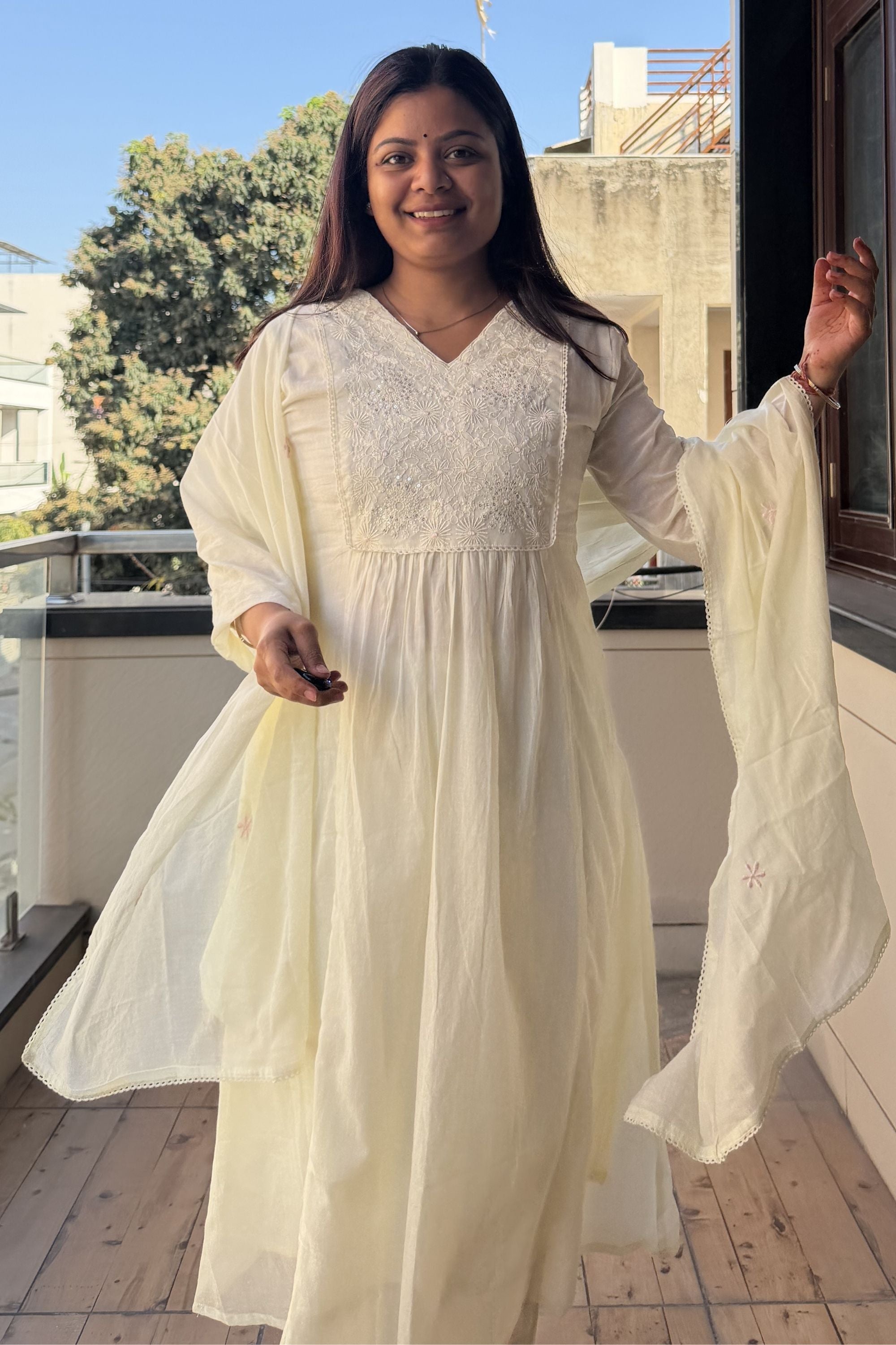 Dupatta Pant Set