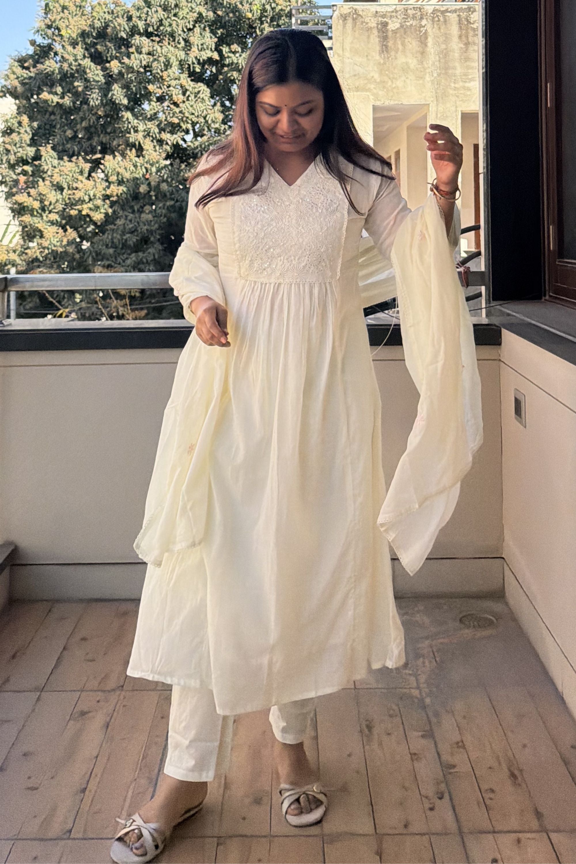 Dupatta Pant Set