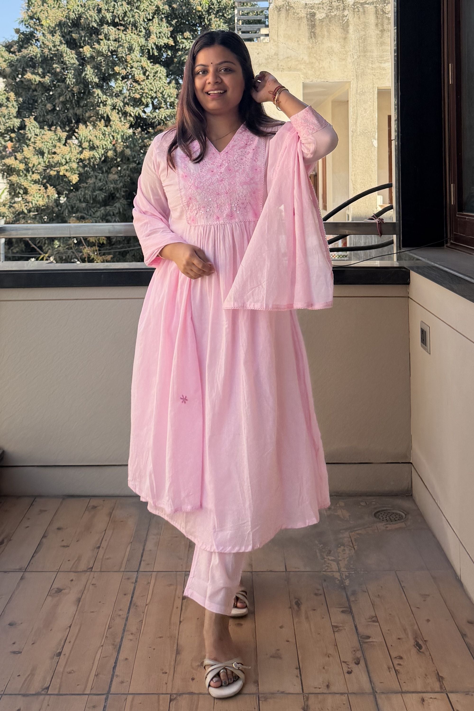 Dupatta Pant Set