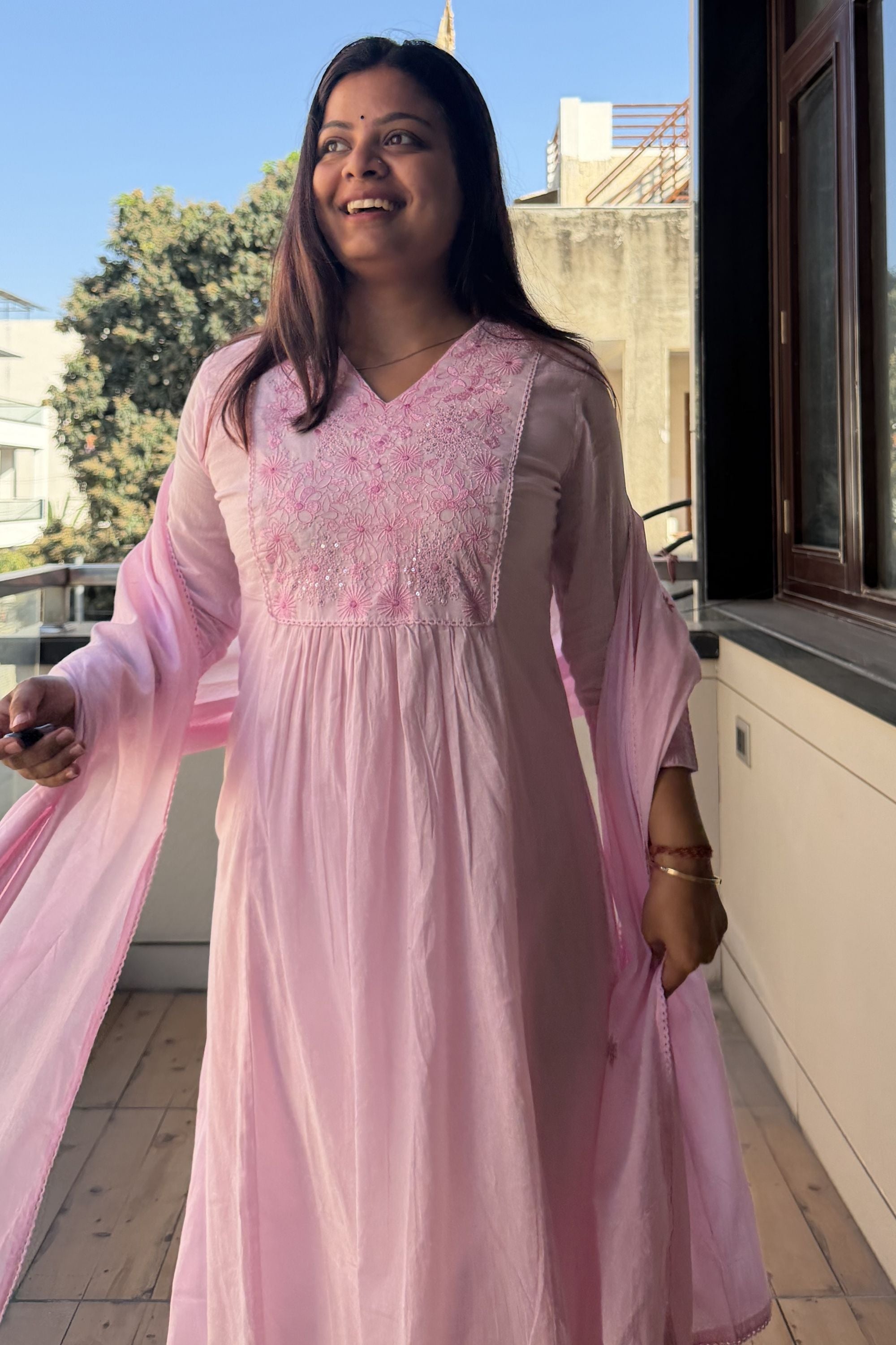 Dupatta Pant Set