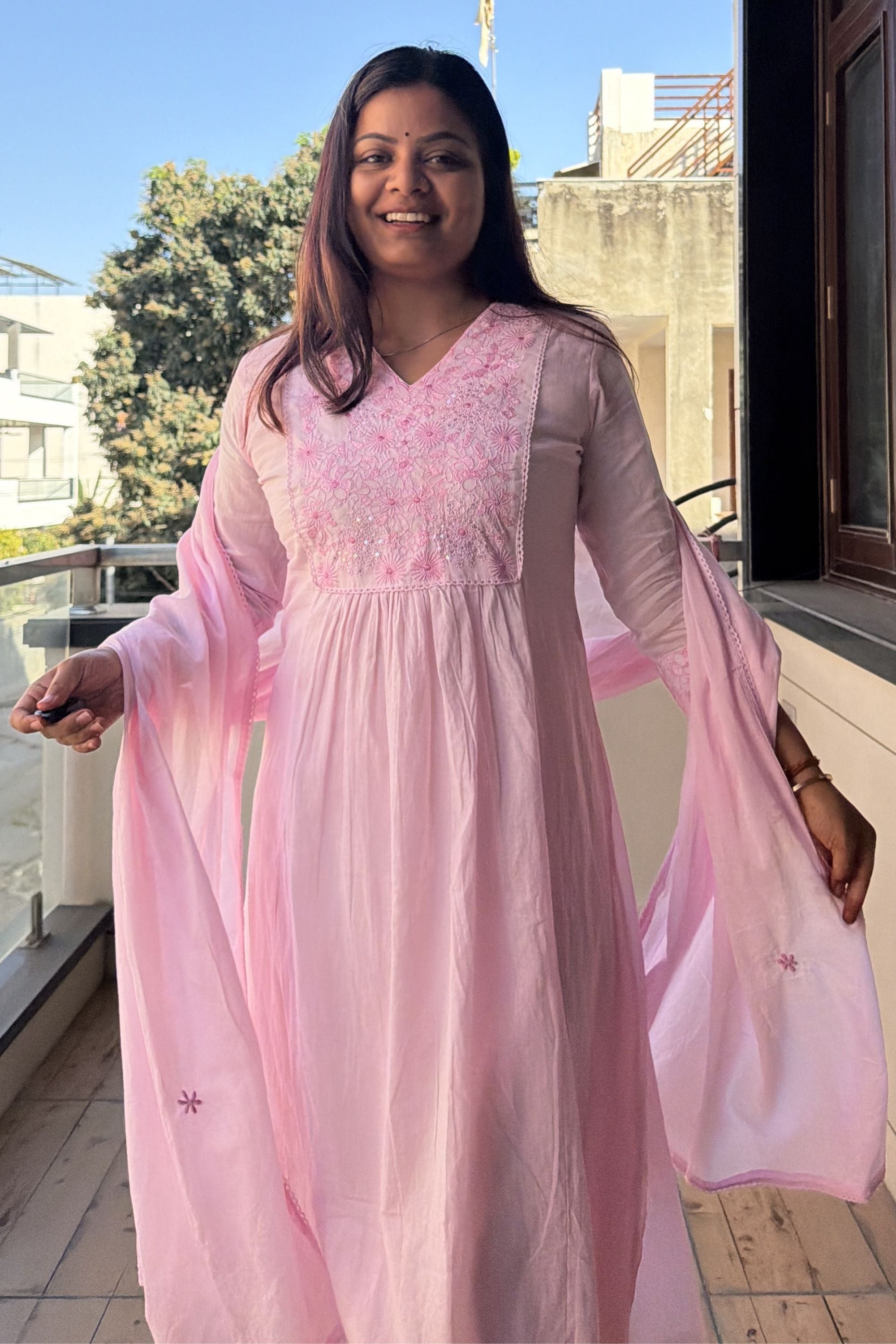 Dupatta Pant Set