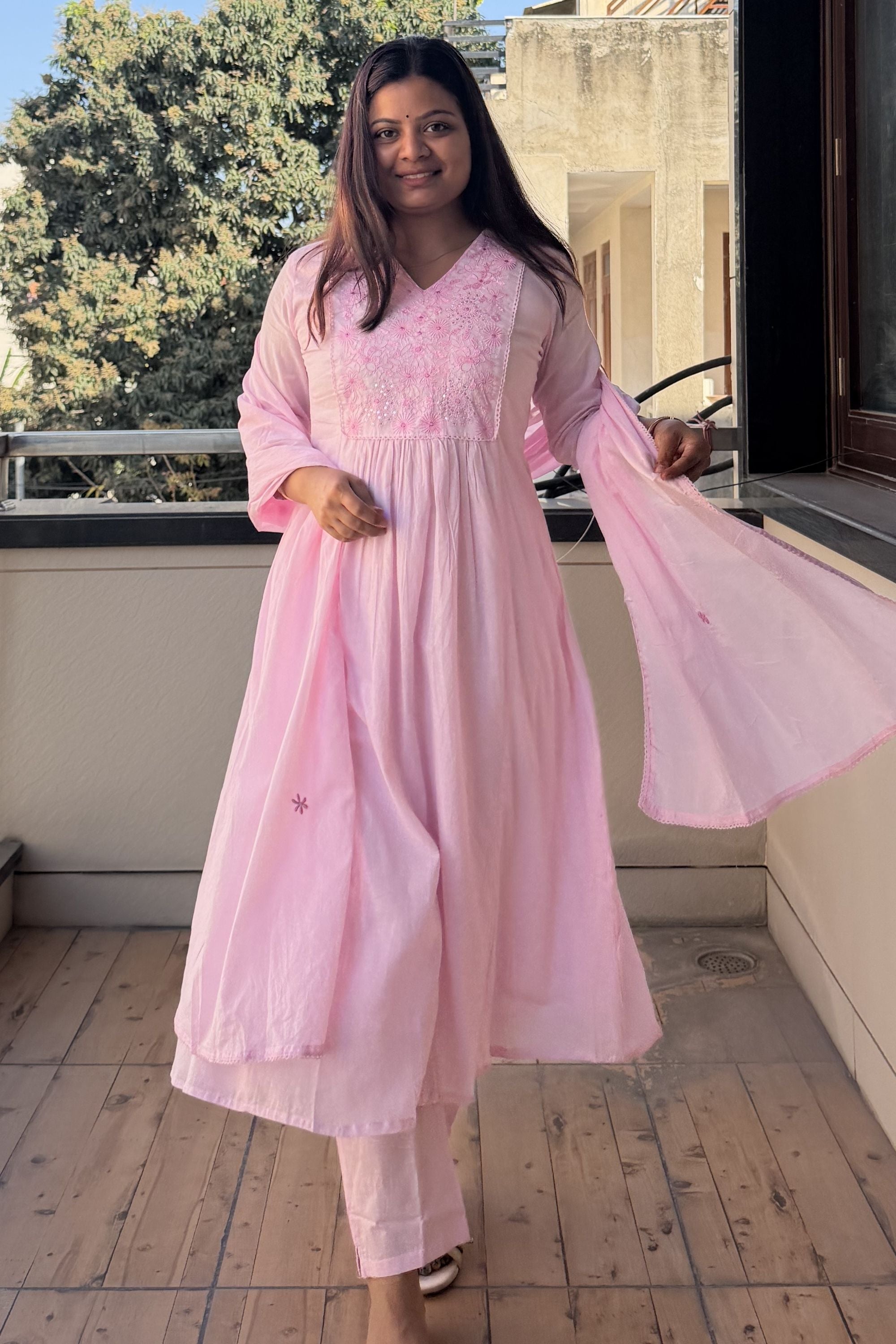 Dupatta Pant Set