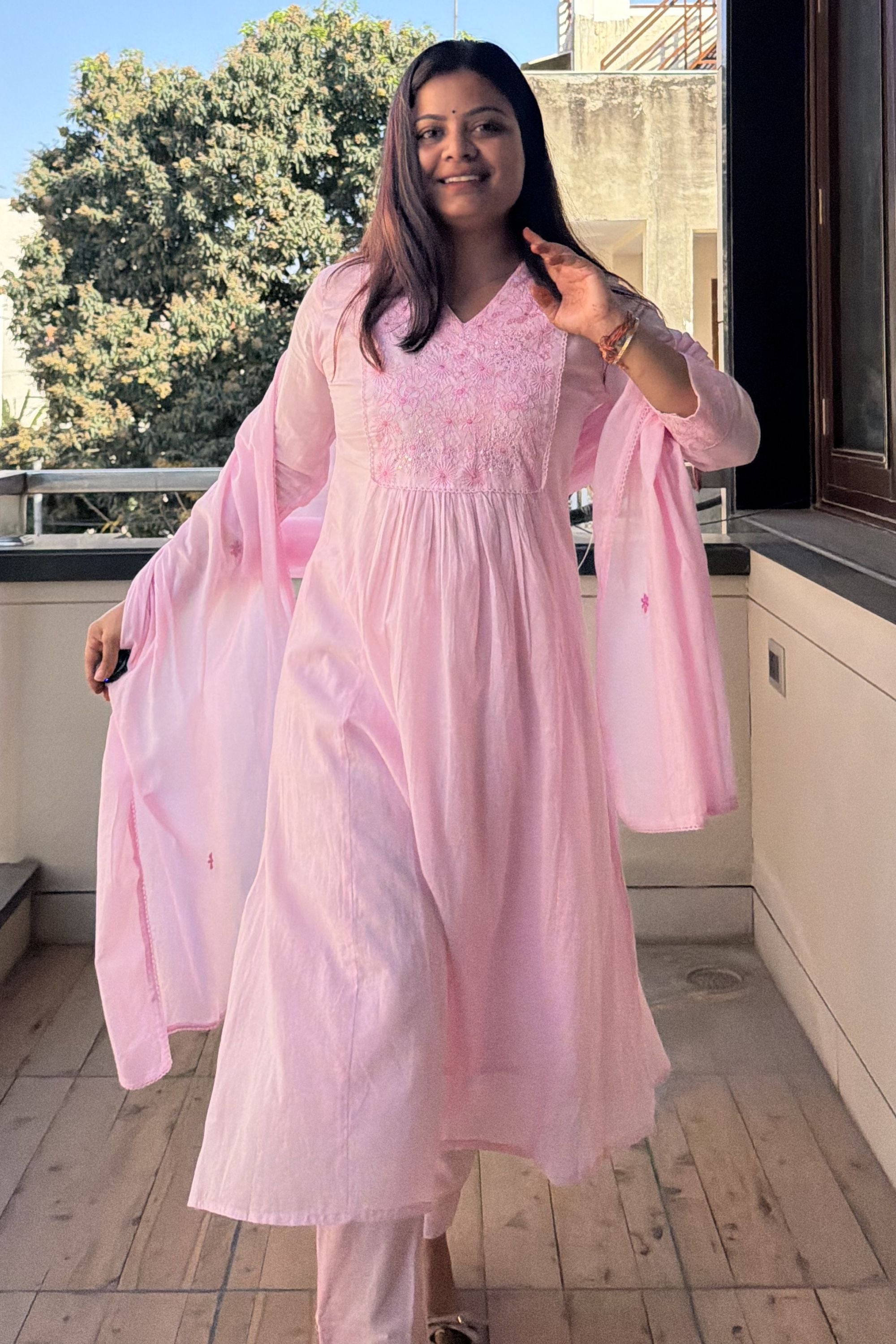 Dupatta Pant Set