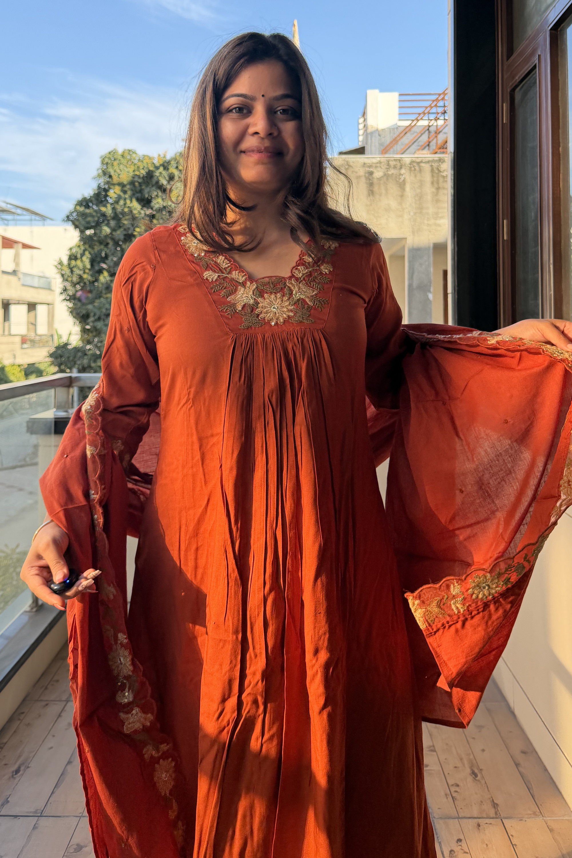 Dupatta Pant Set
