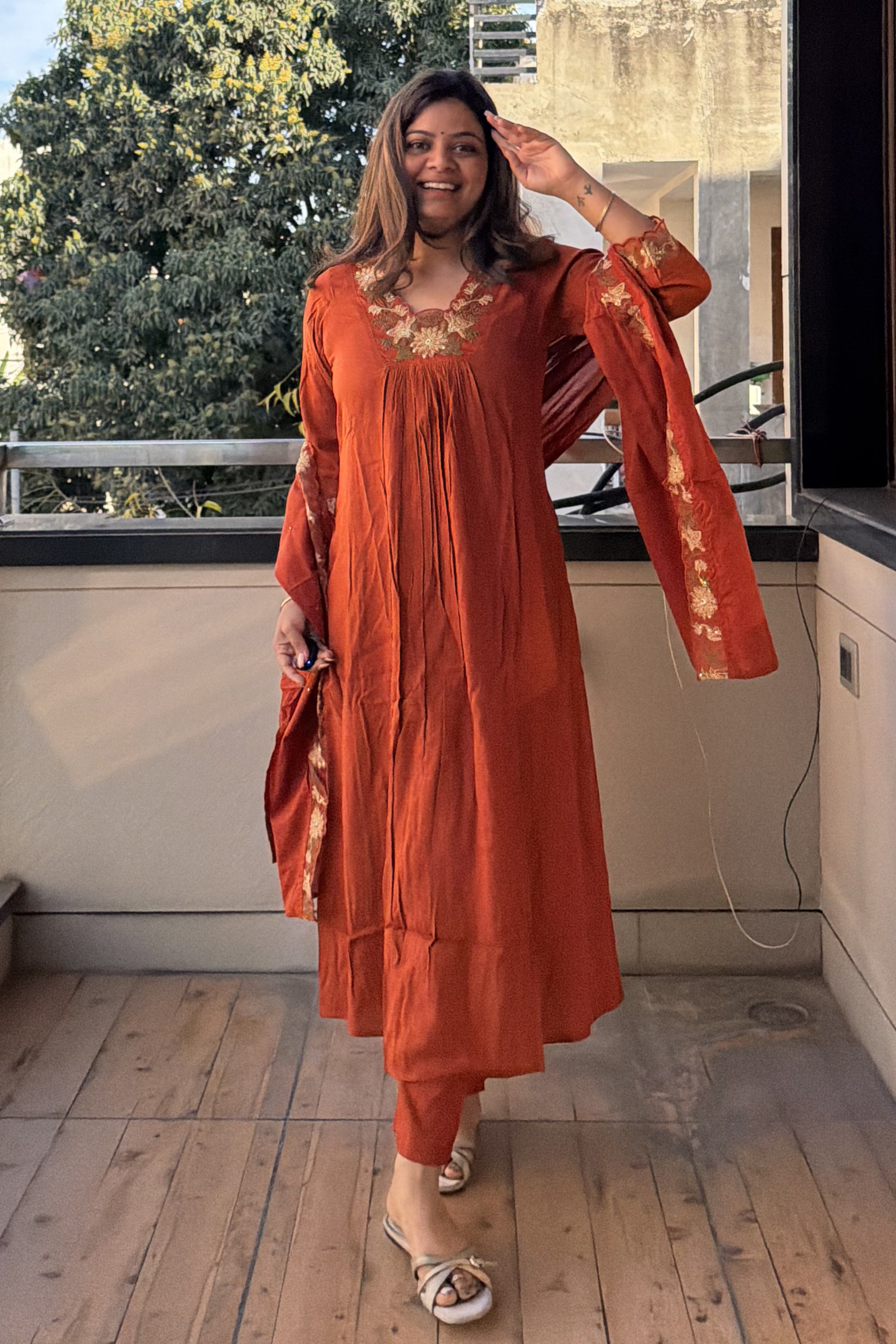 Dupatta Pant Set