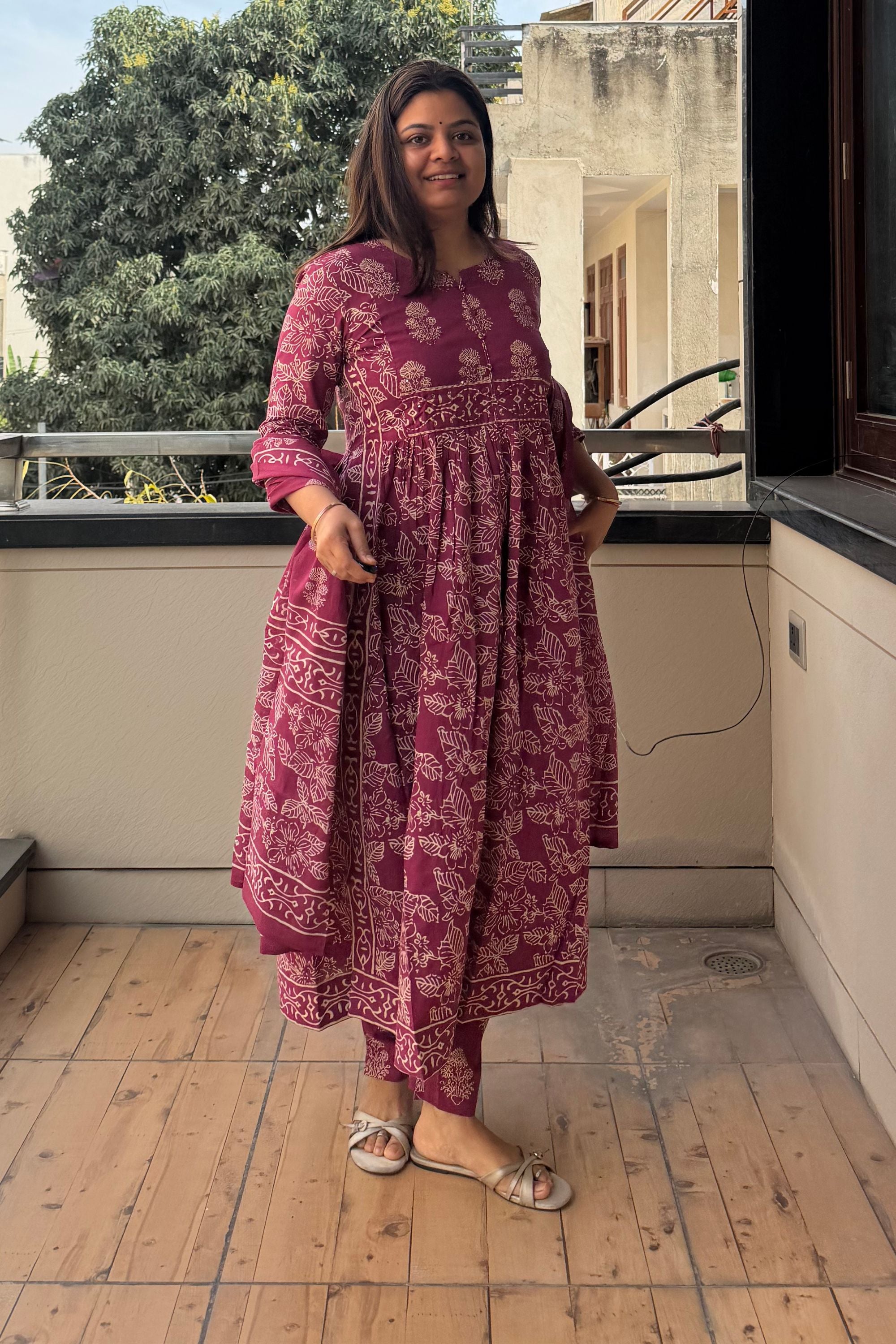 Dupatta Pant Set