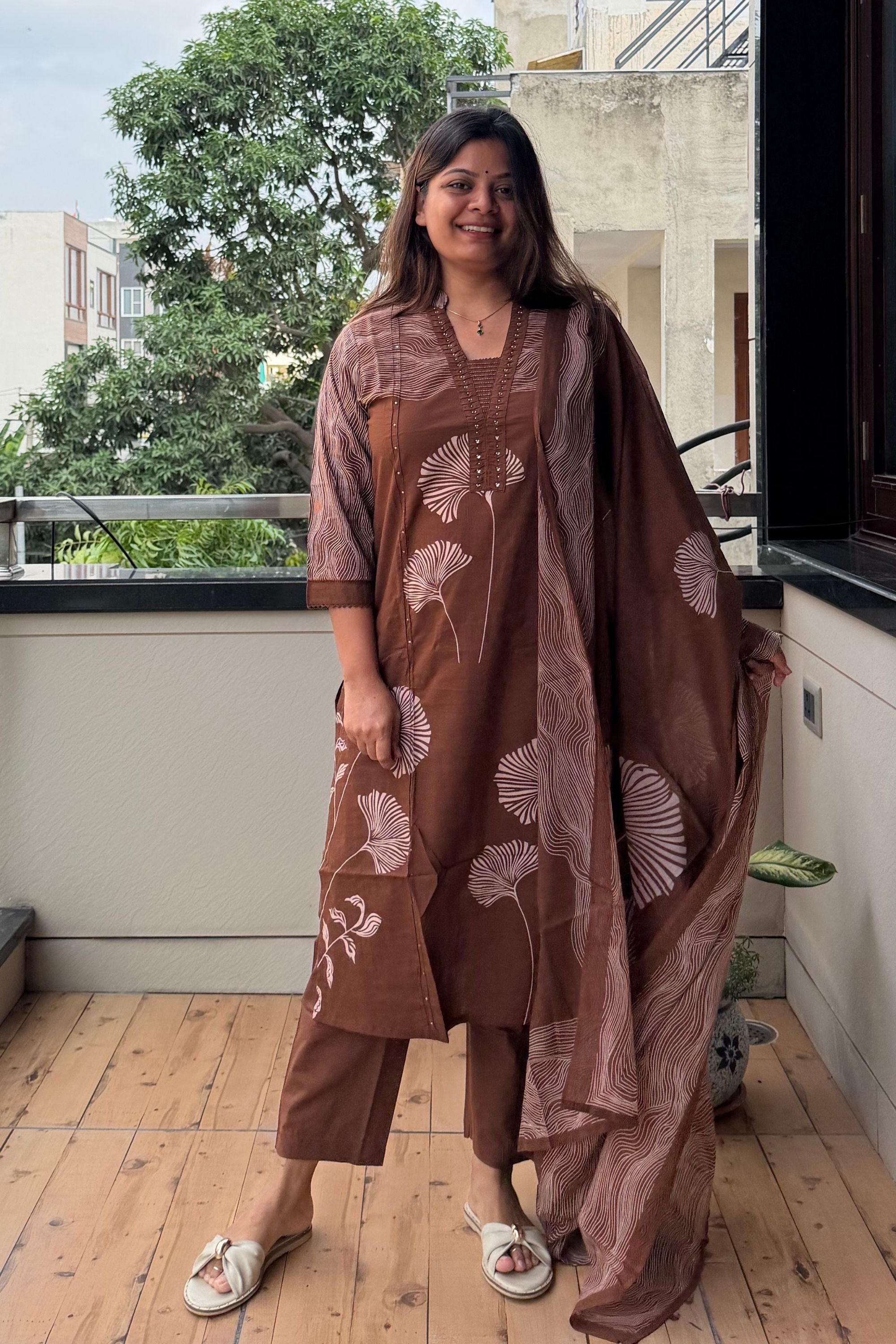 Dupatta Pant Set