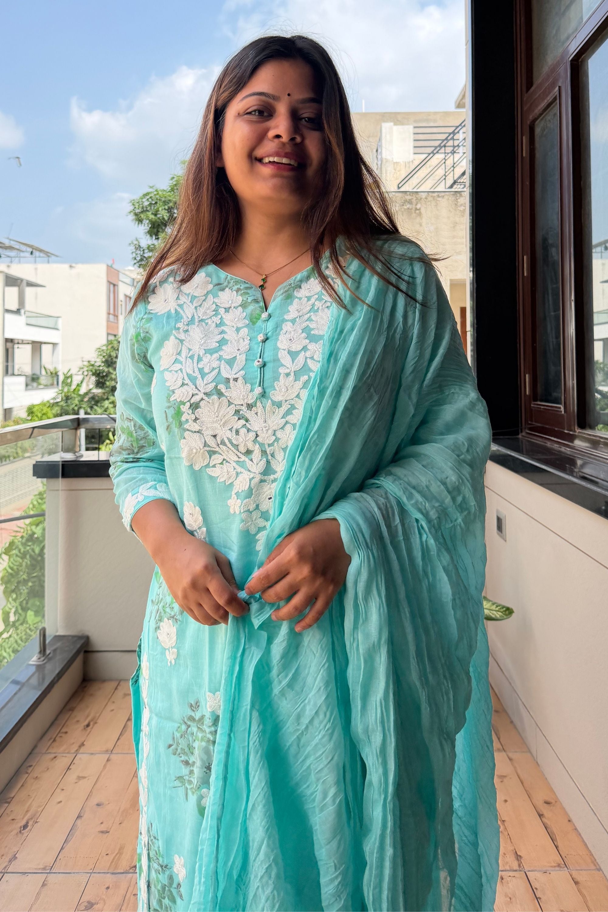 Dupatta Pant Set