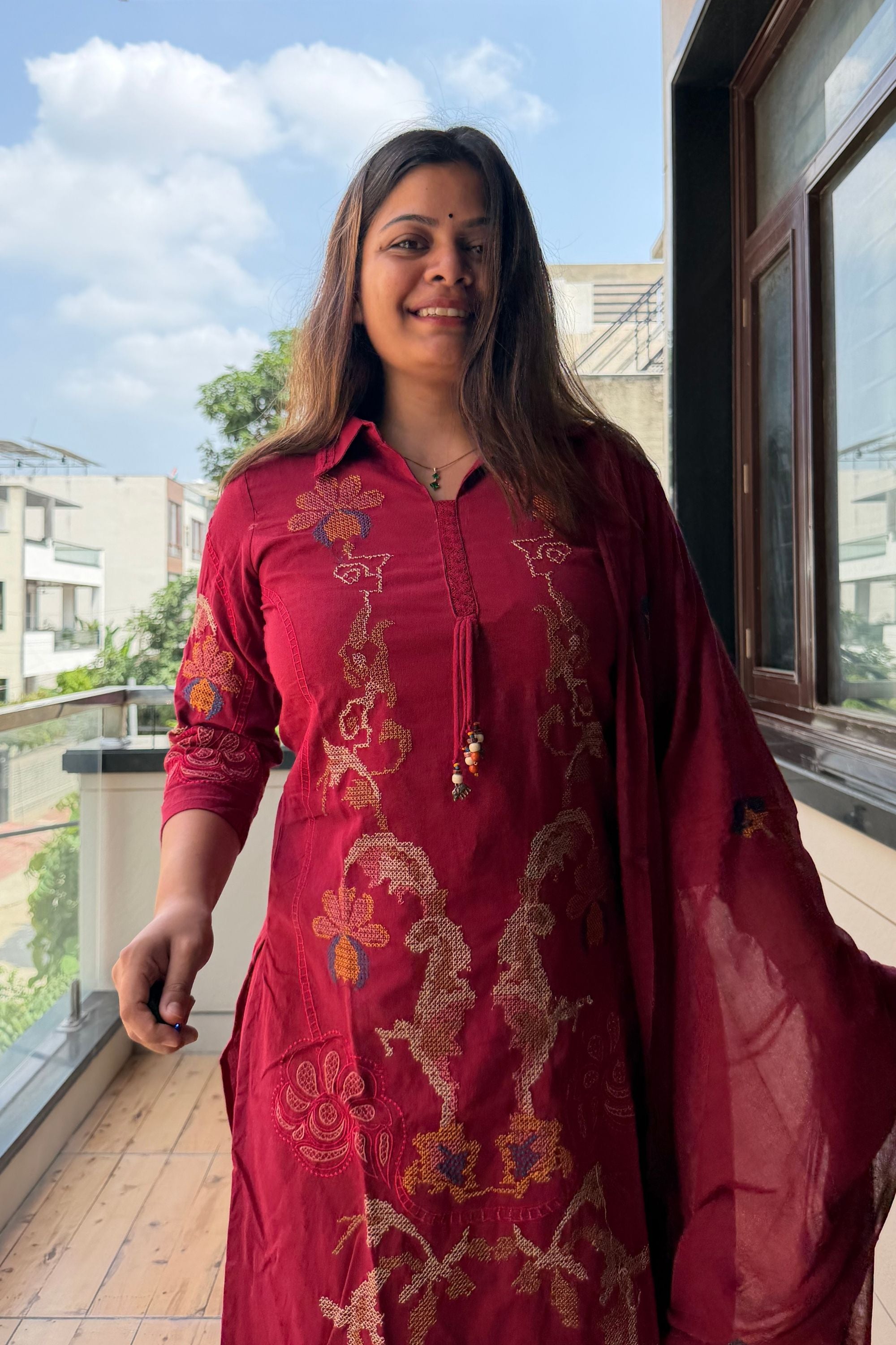 Dupatta Pant Set