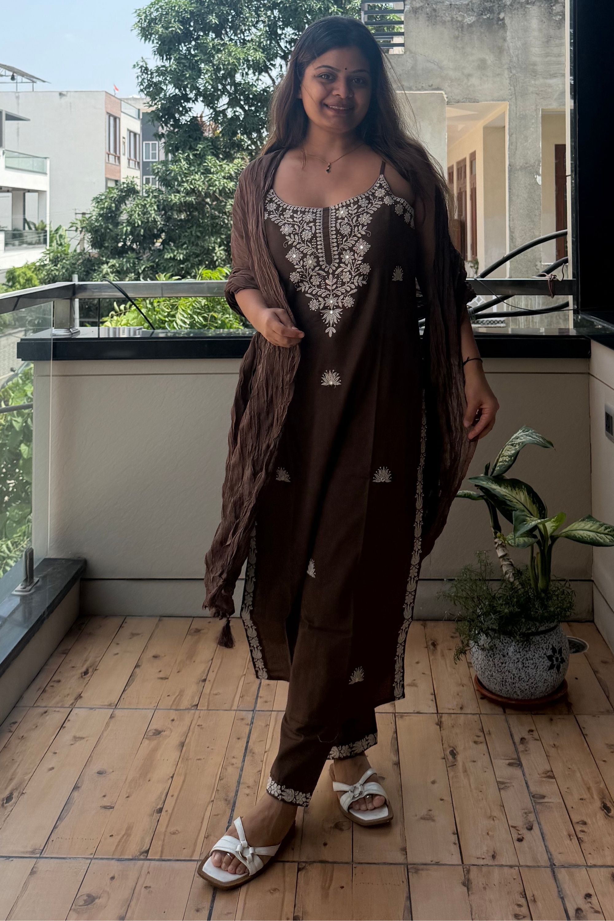 Dupatta pant set