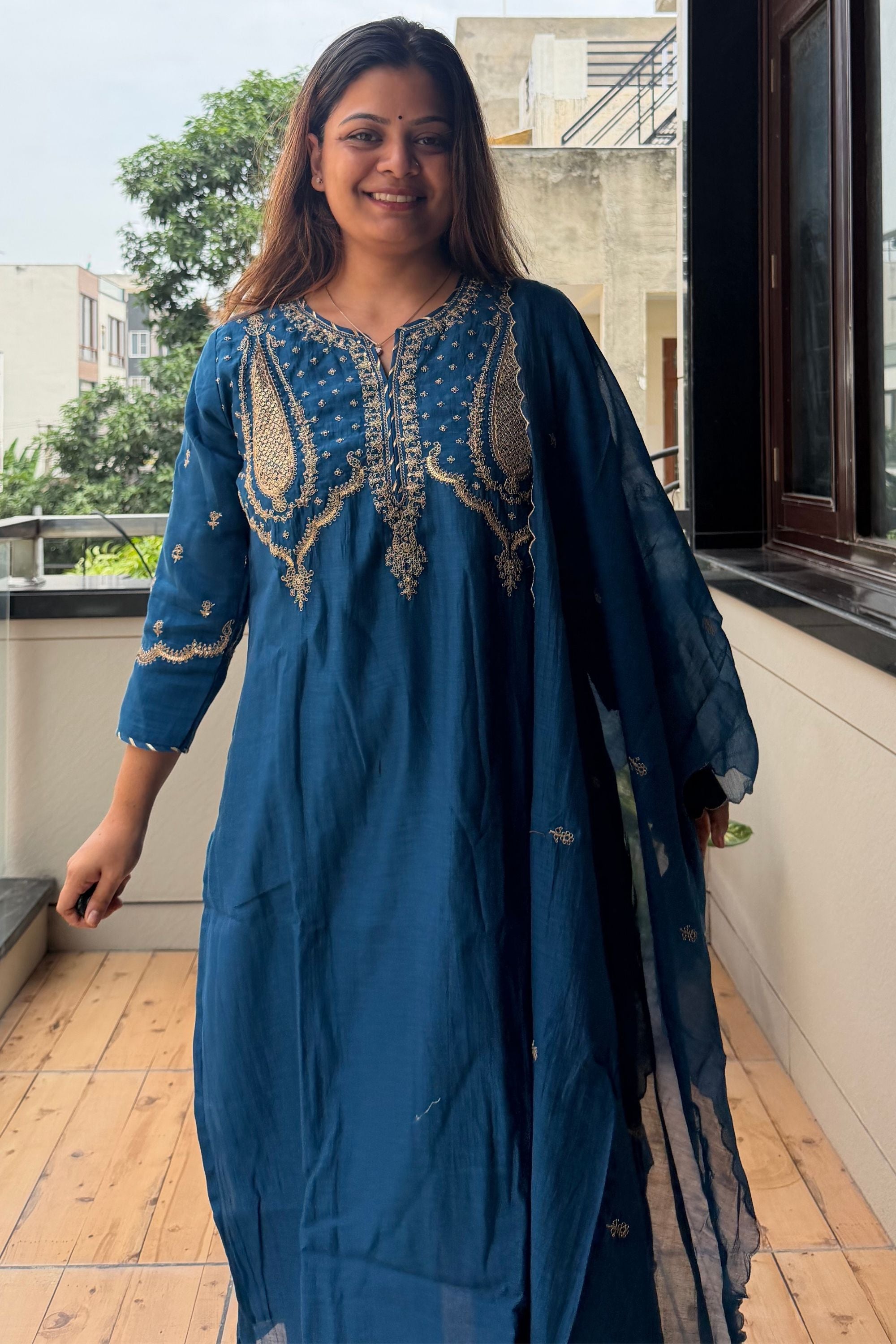 Dupatta Pant Set