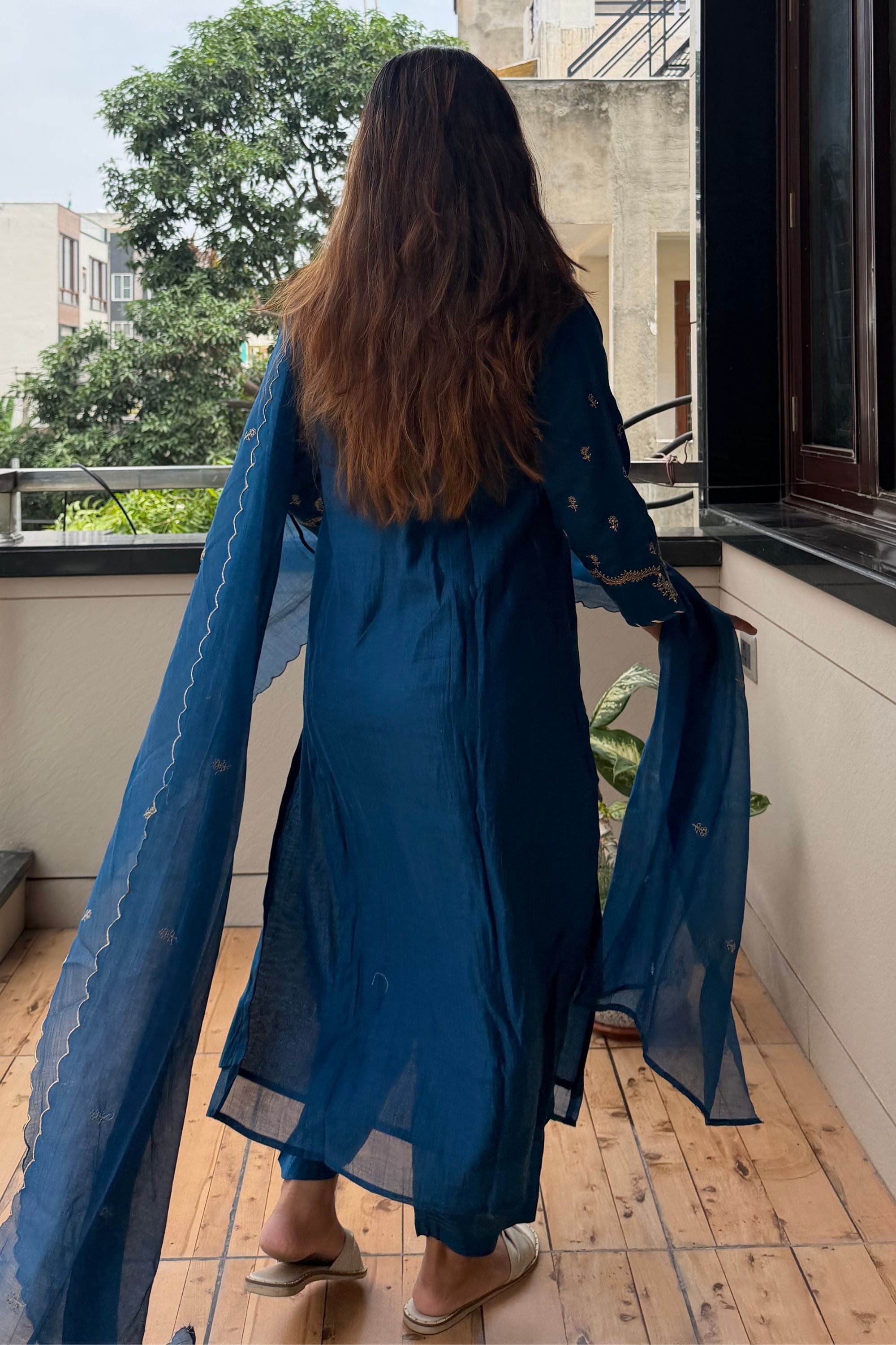 Dupatta Pant Set