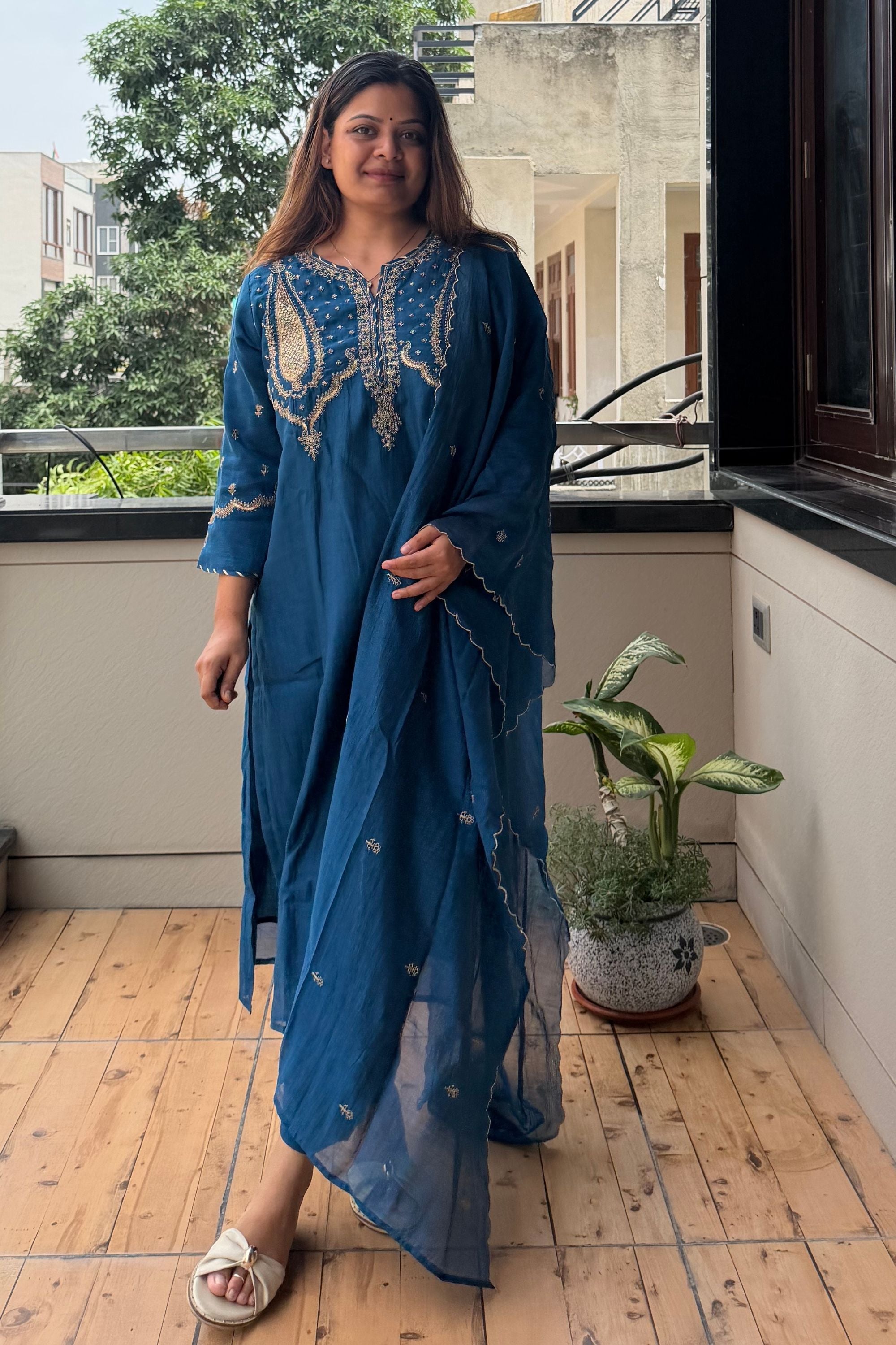 Dupatta Pant Set