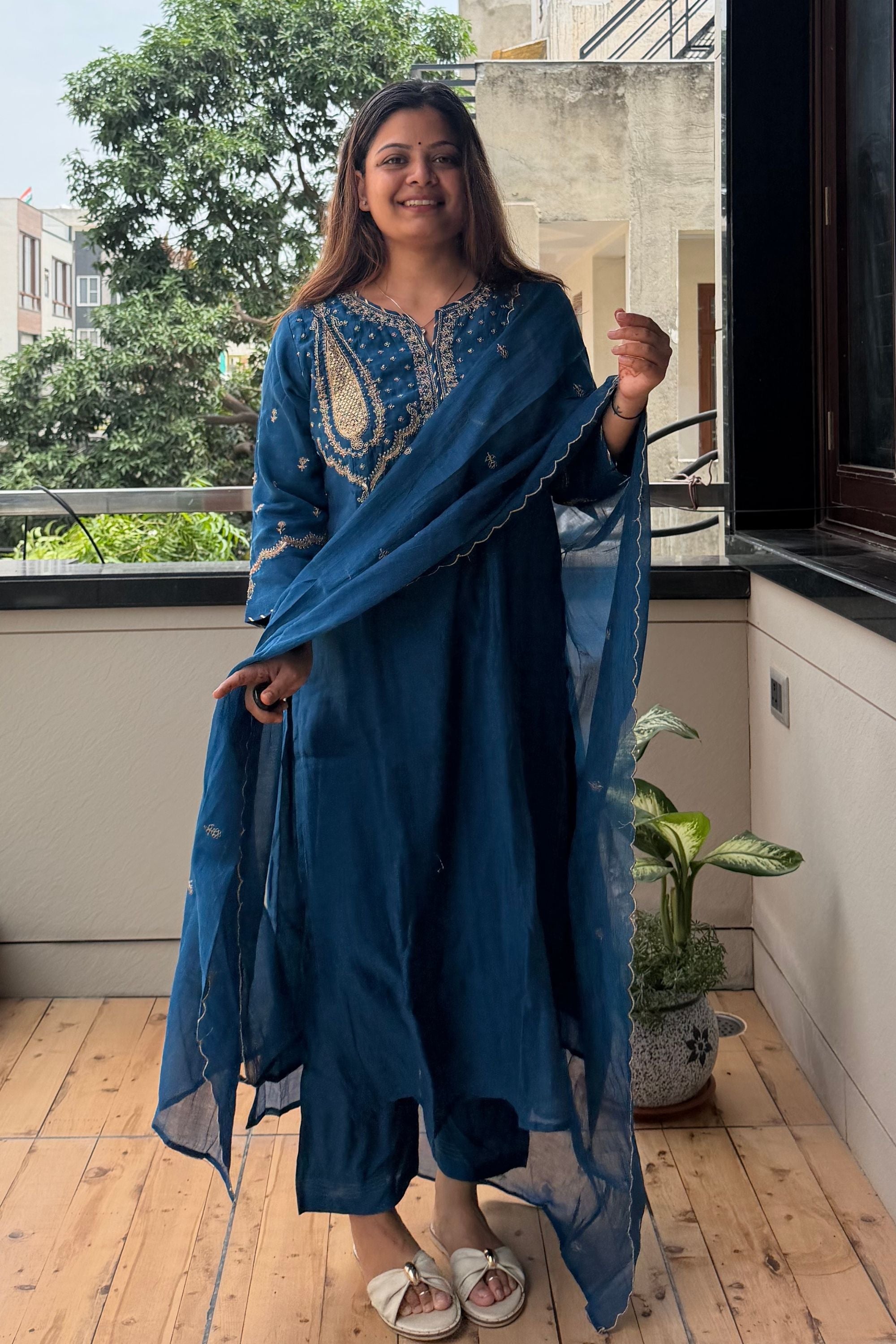Dupatta Pant Set