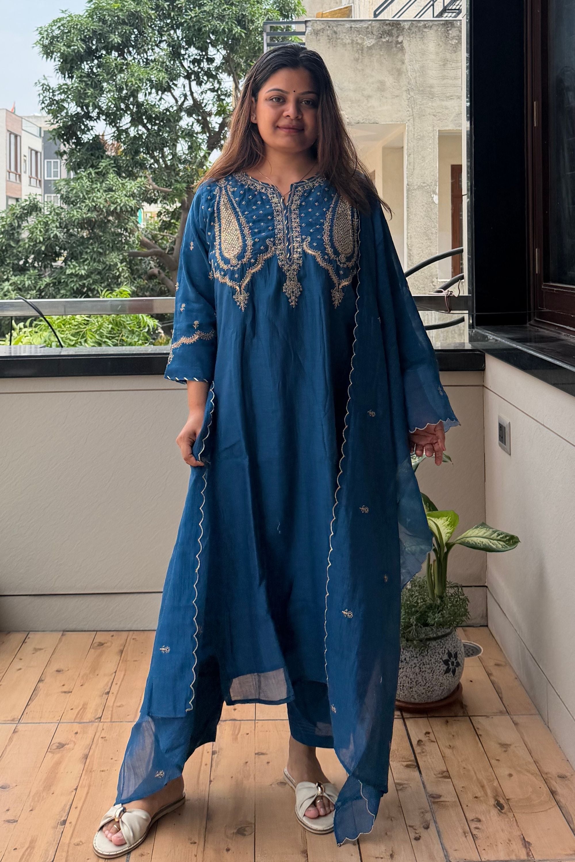 Dupatta Pant Set