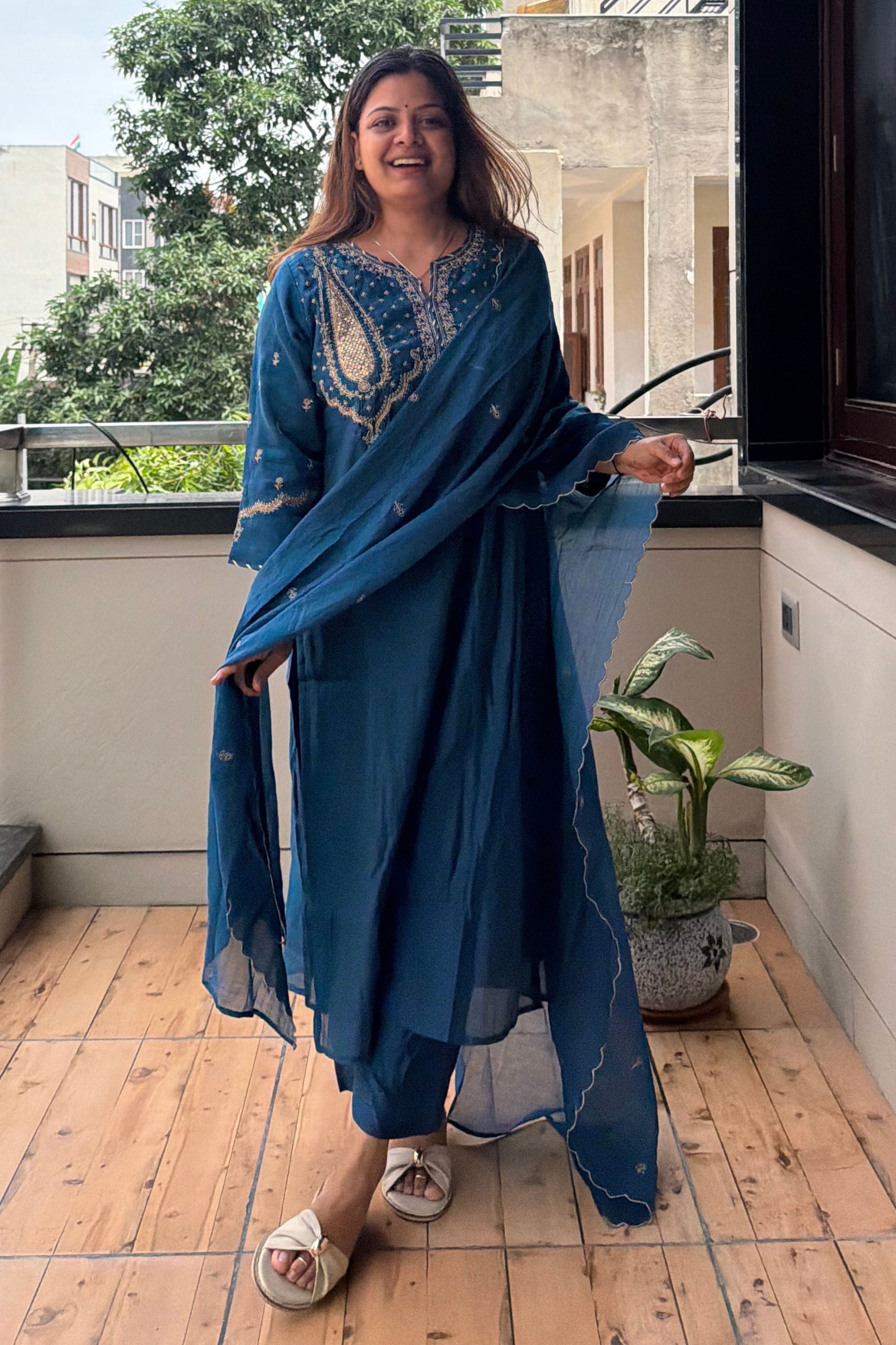 Dupatta Pant Set