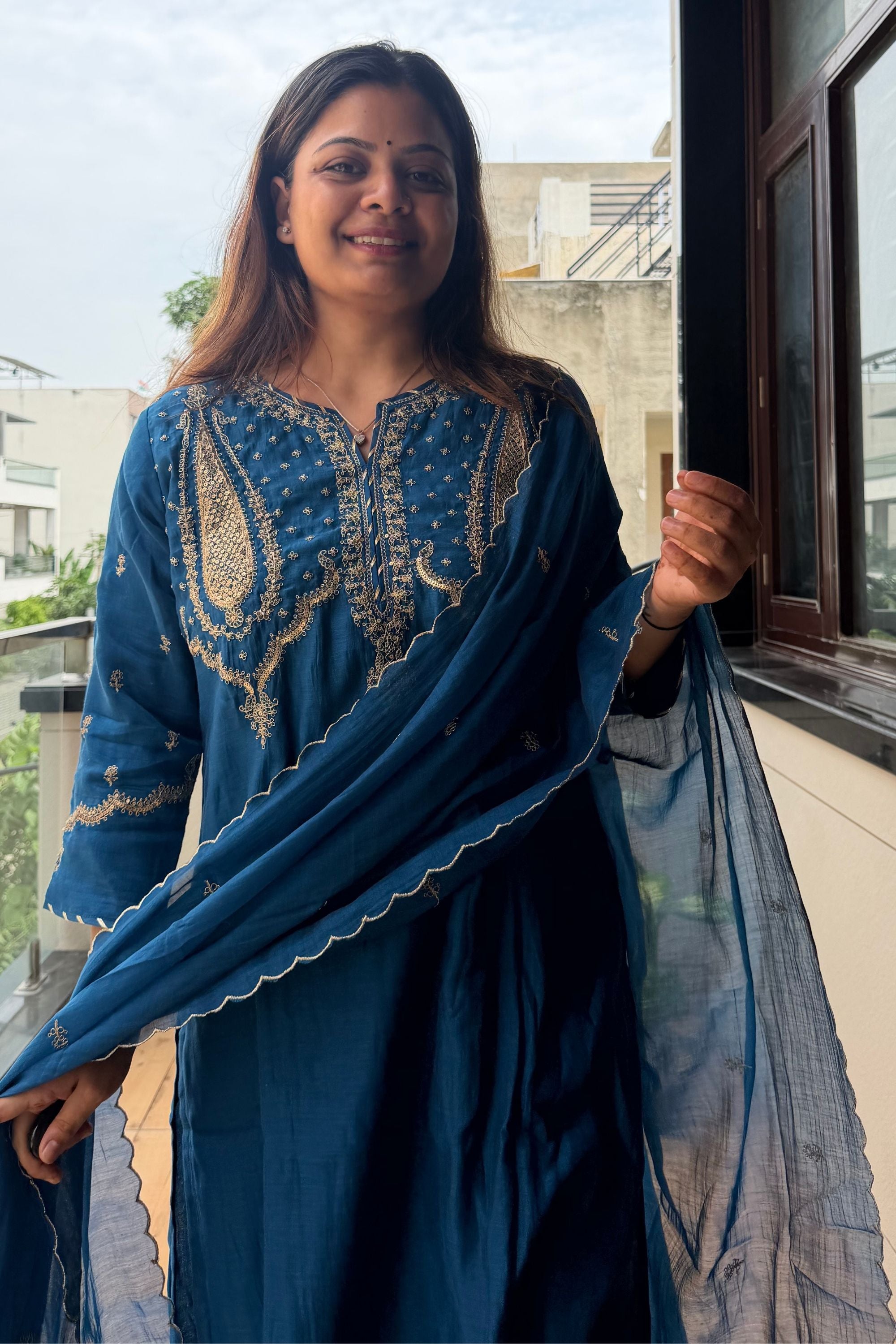 Dupatta Pant Set