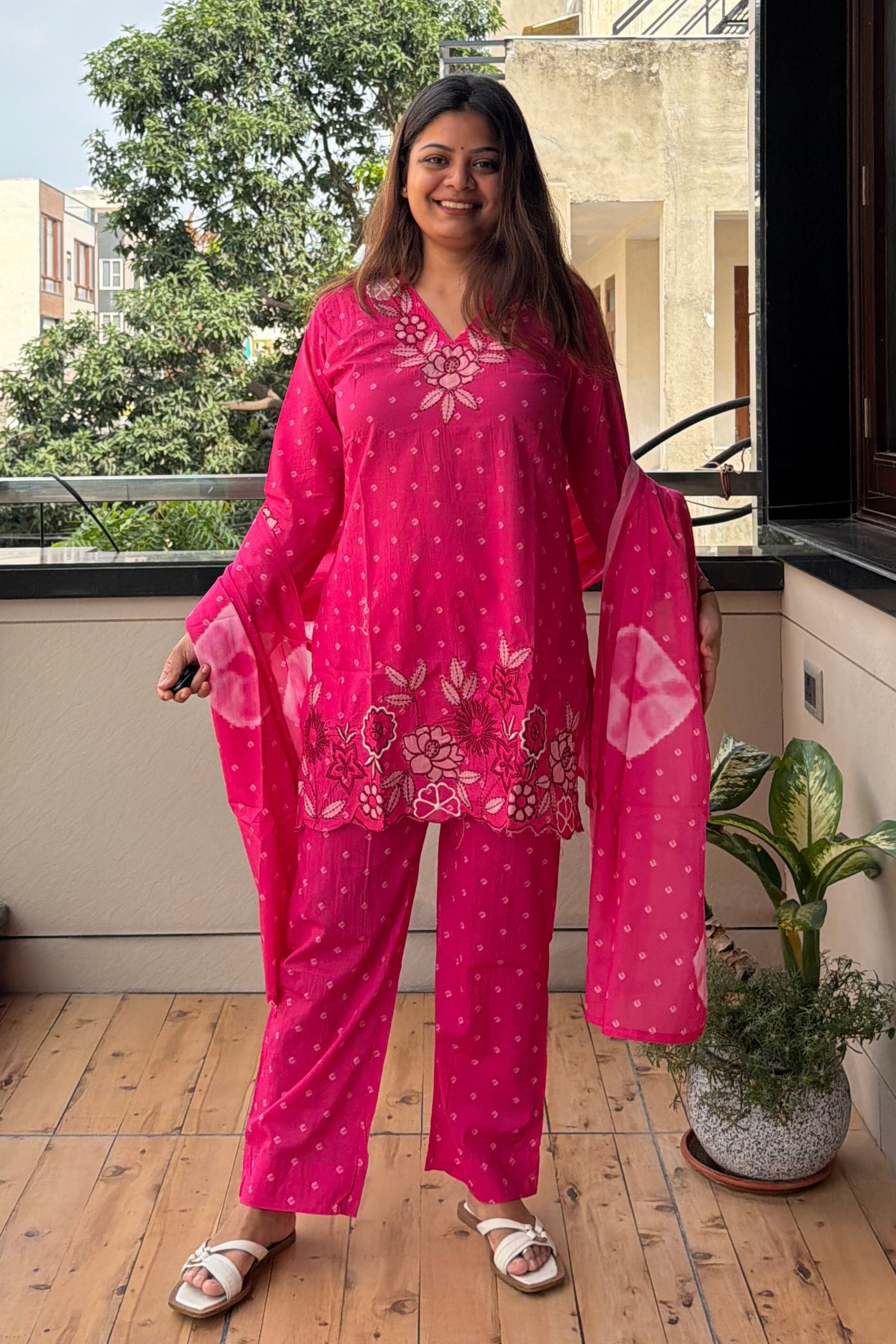 Dupatta Pant Set