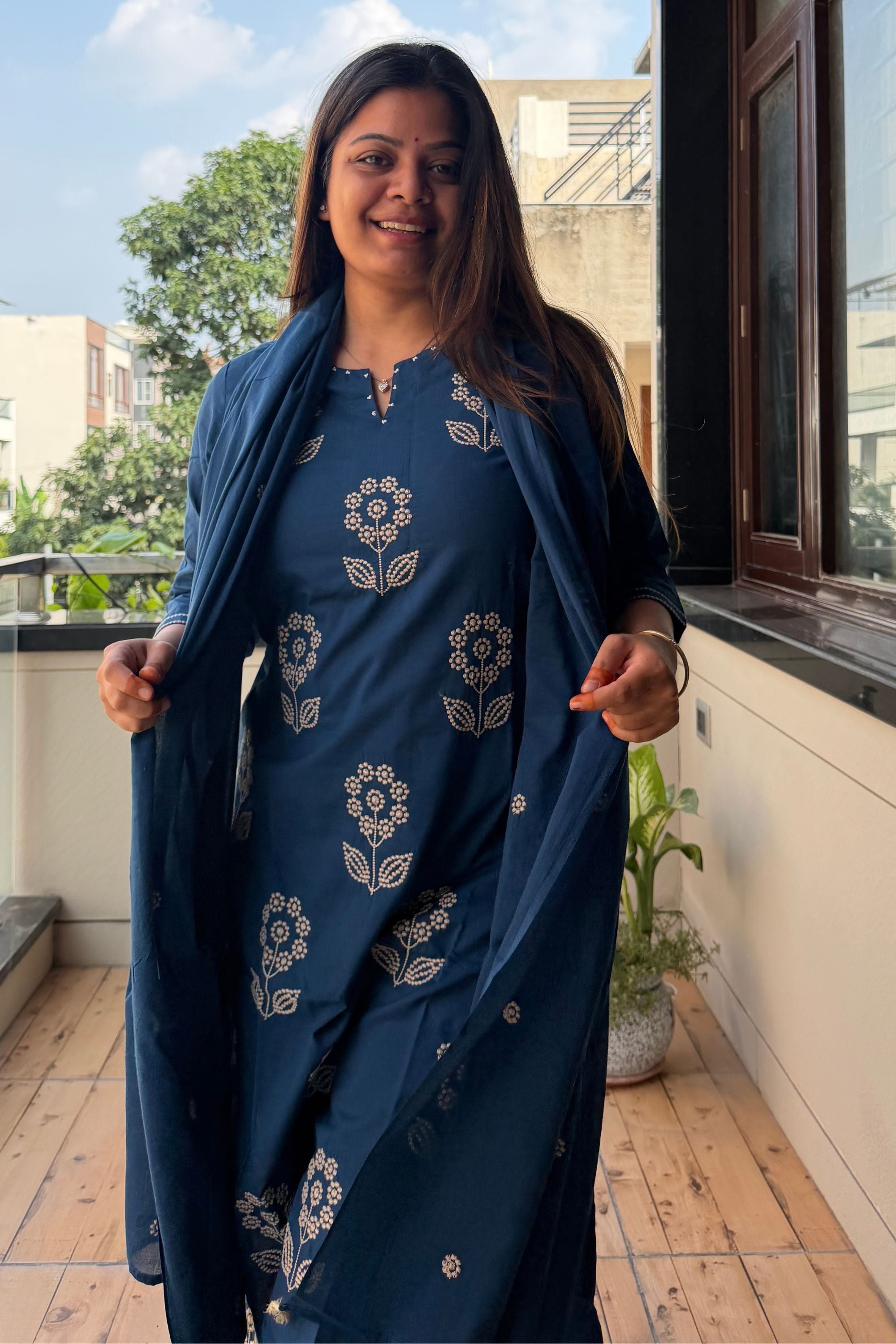 Dupatta Pant Set