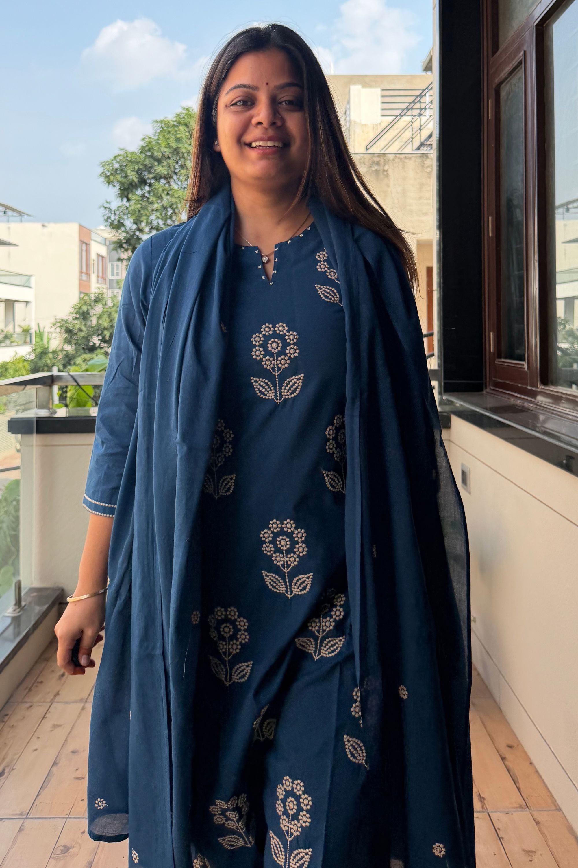 Dupatta Pant Set