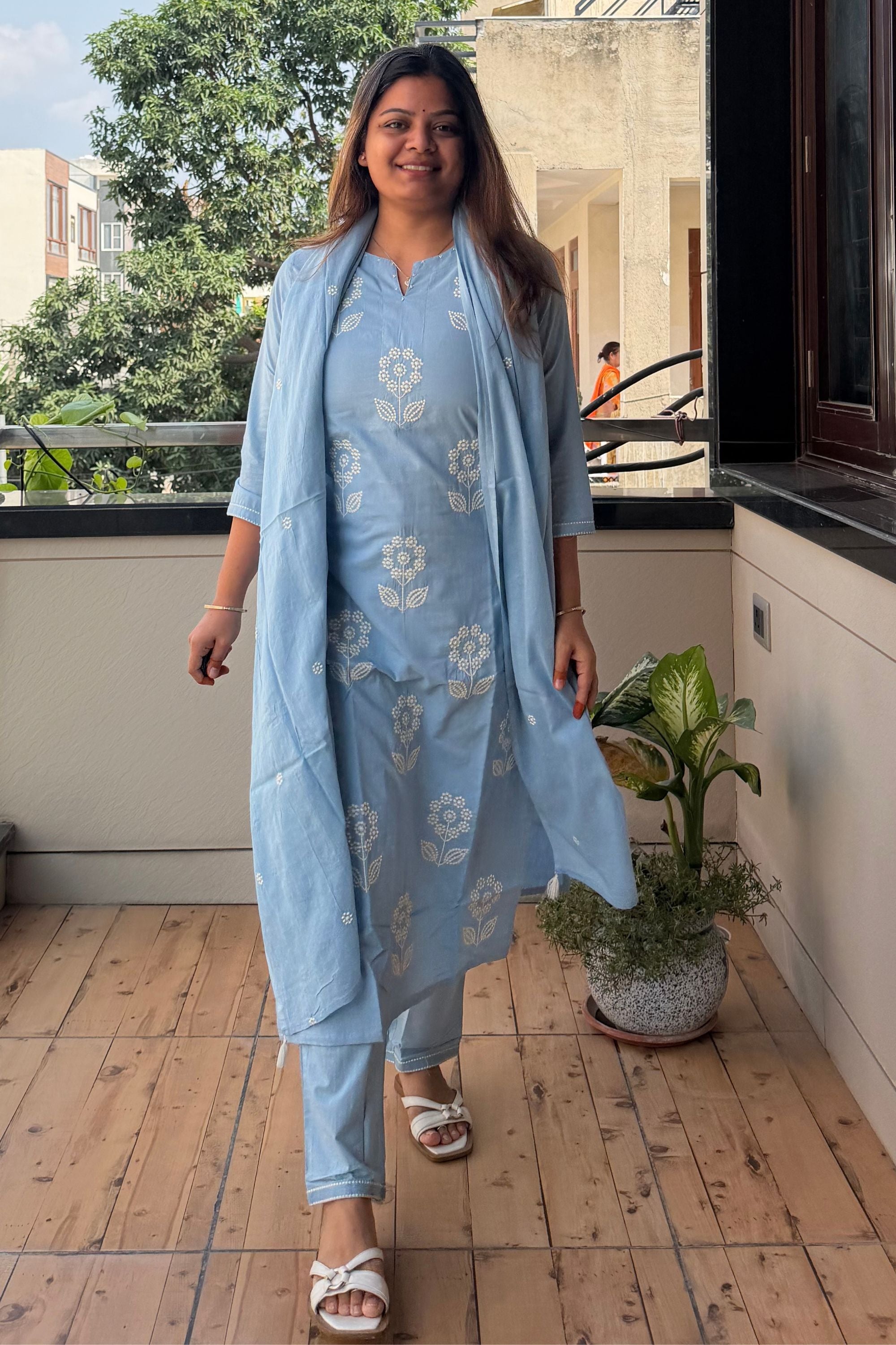 Dupatta Pant Set