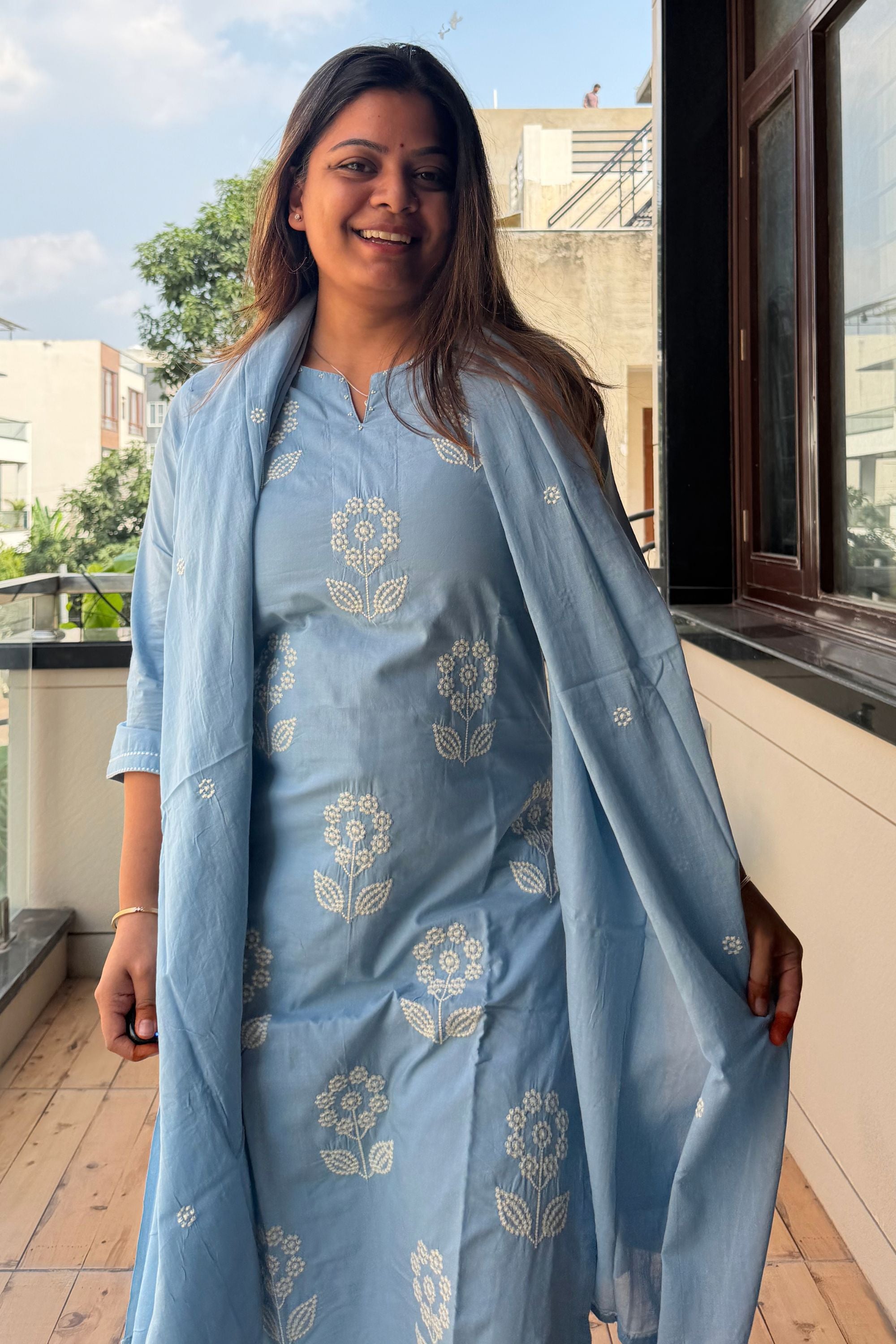 Dupatta Pant Set