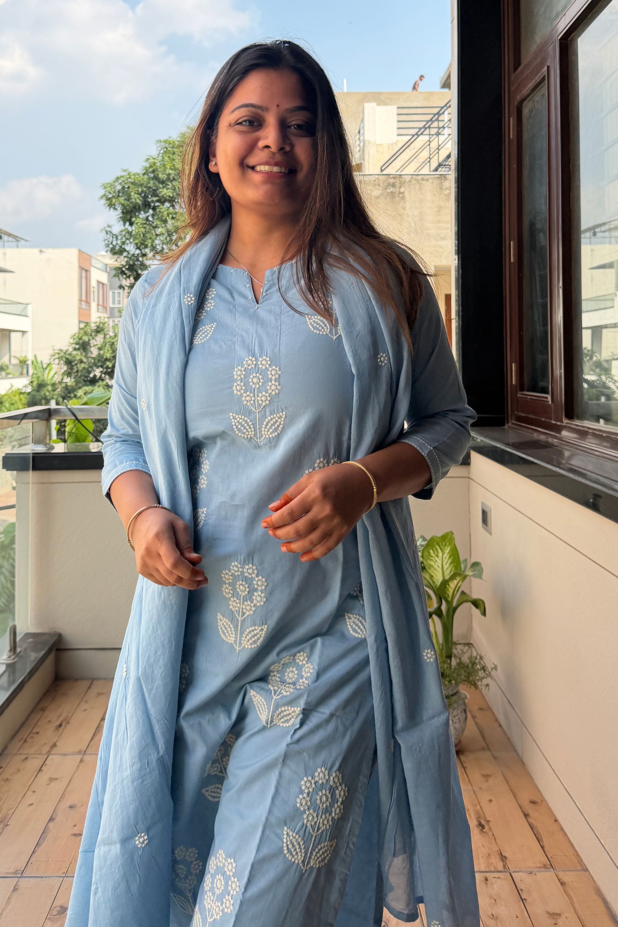Dupatta Pant Set