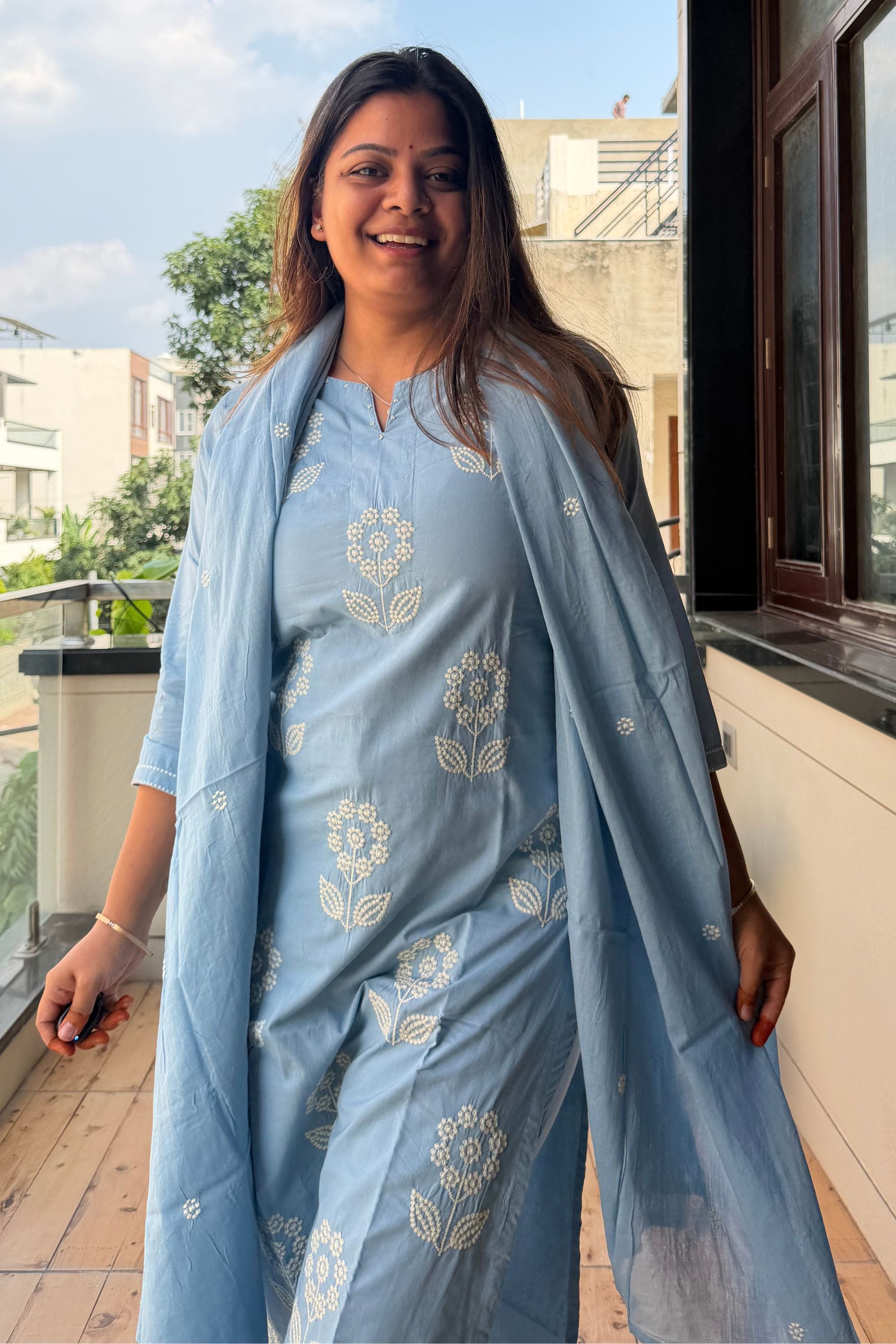 Dupatta Pant Set