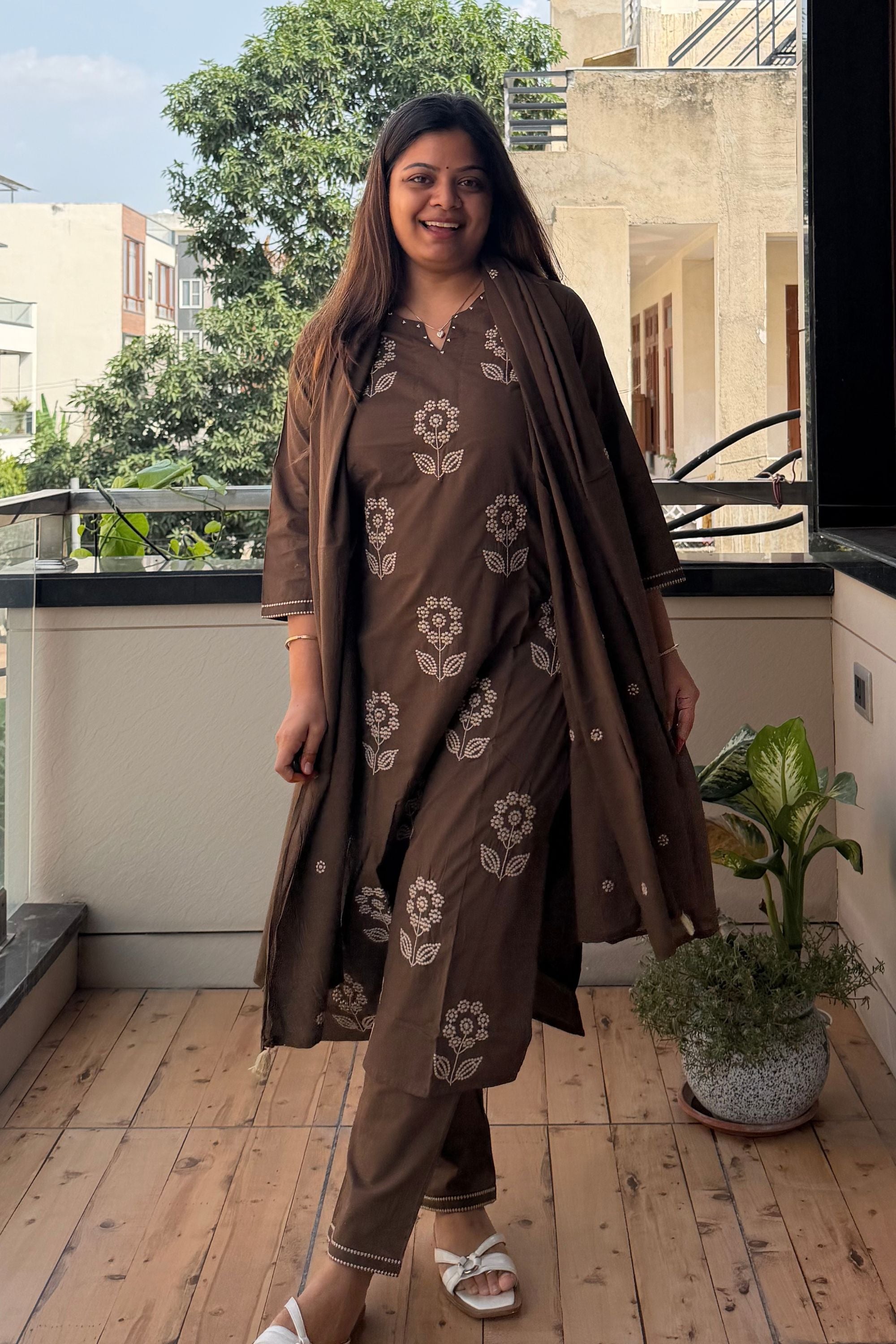 Dupatta Pant Set