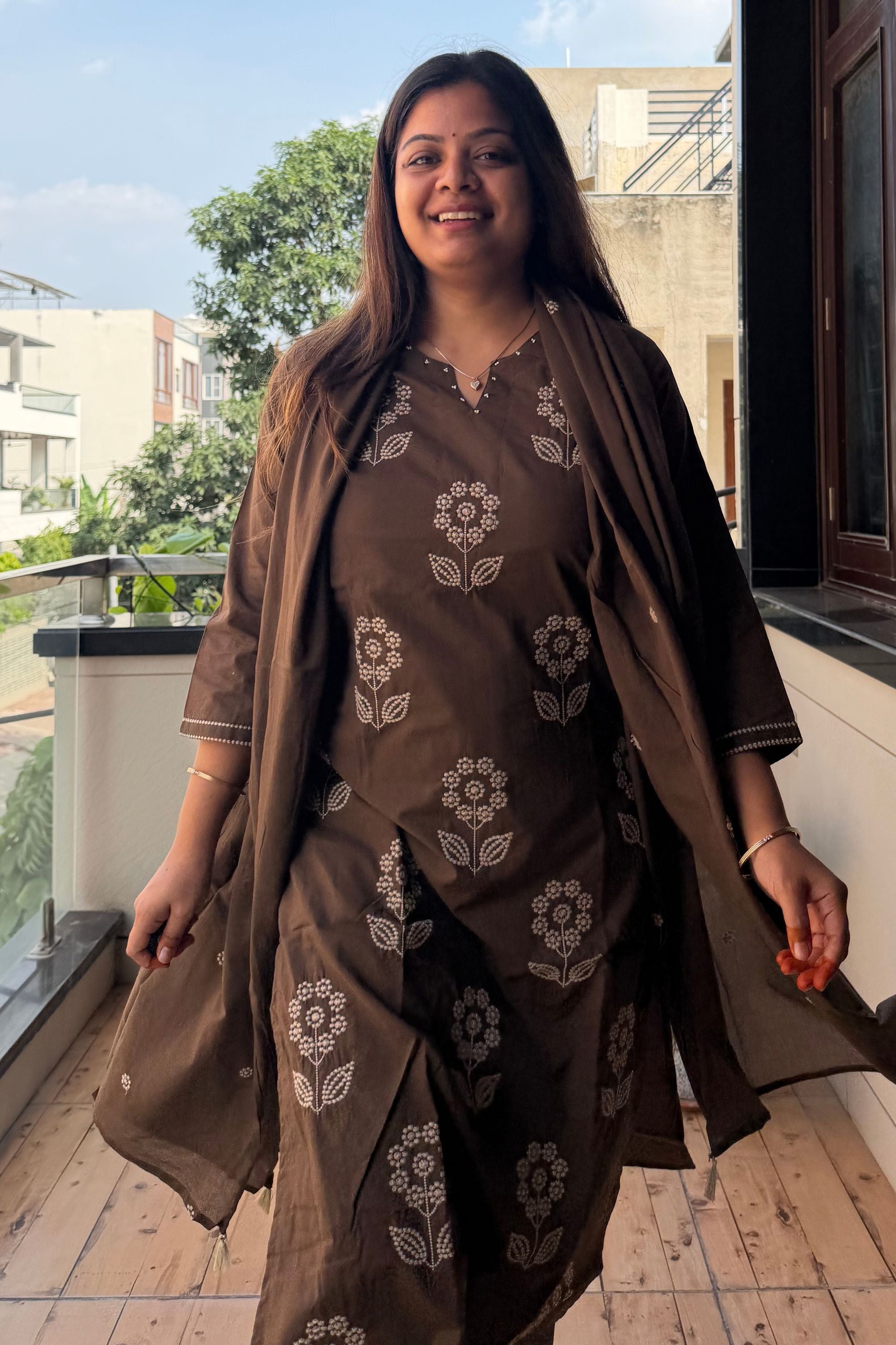 Dupatta Pant Set