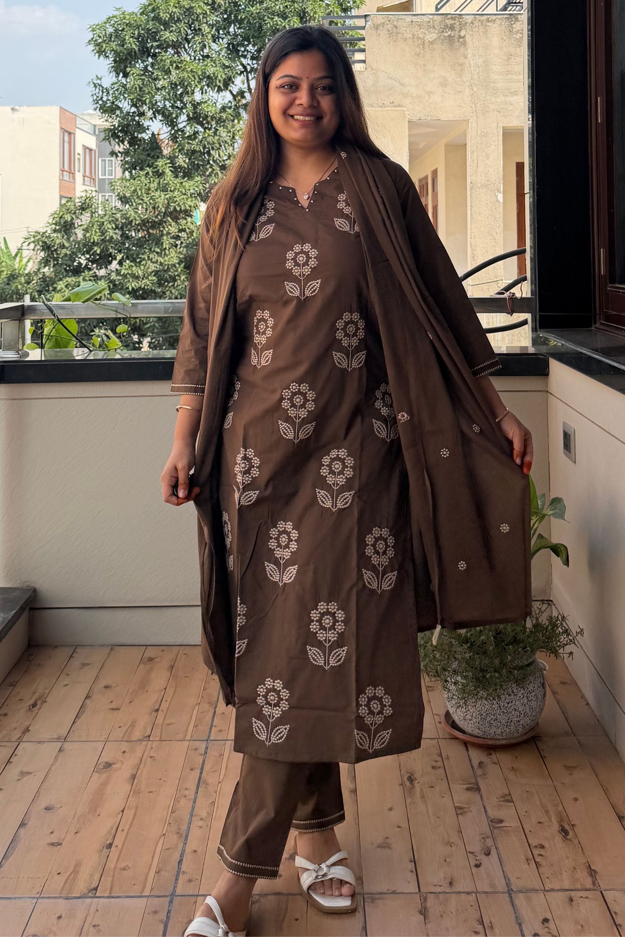 Dupatta Pant Set