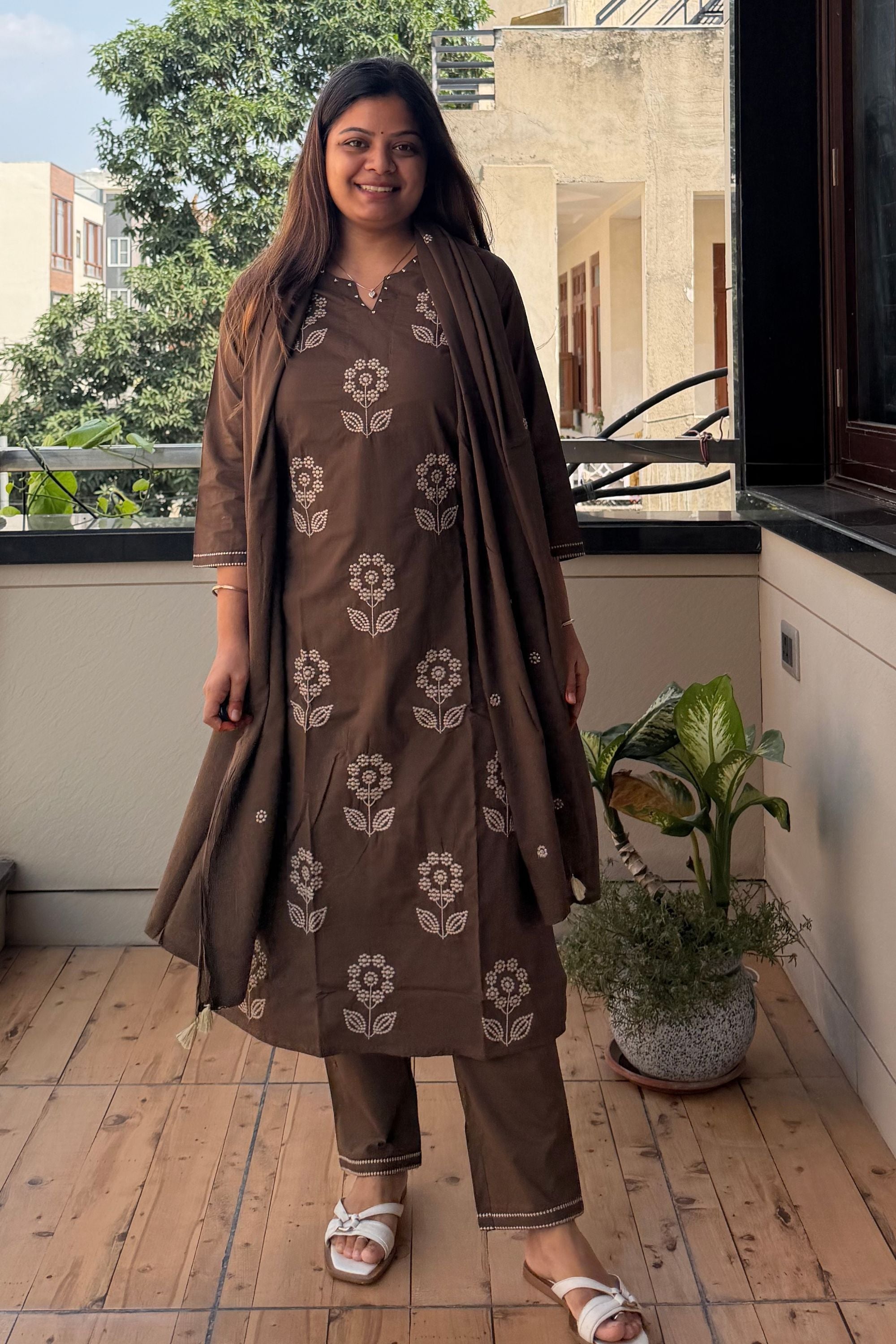 Dupatta Pant Set
