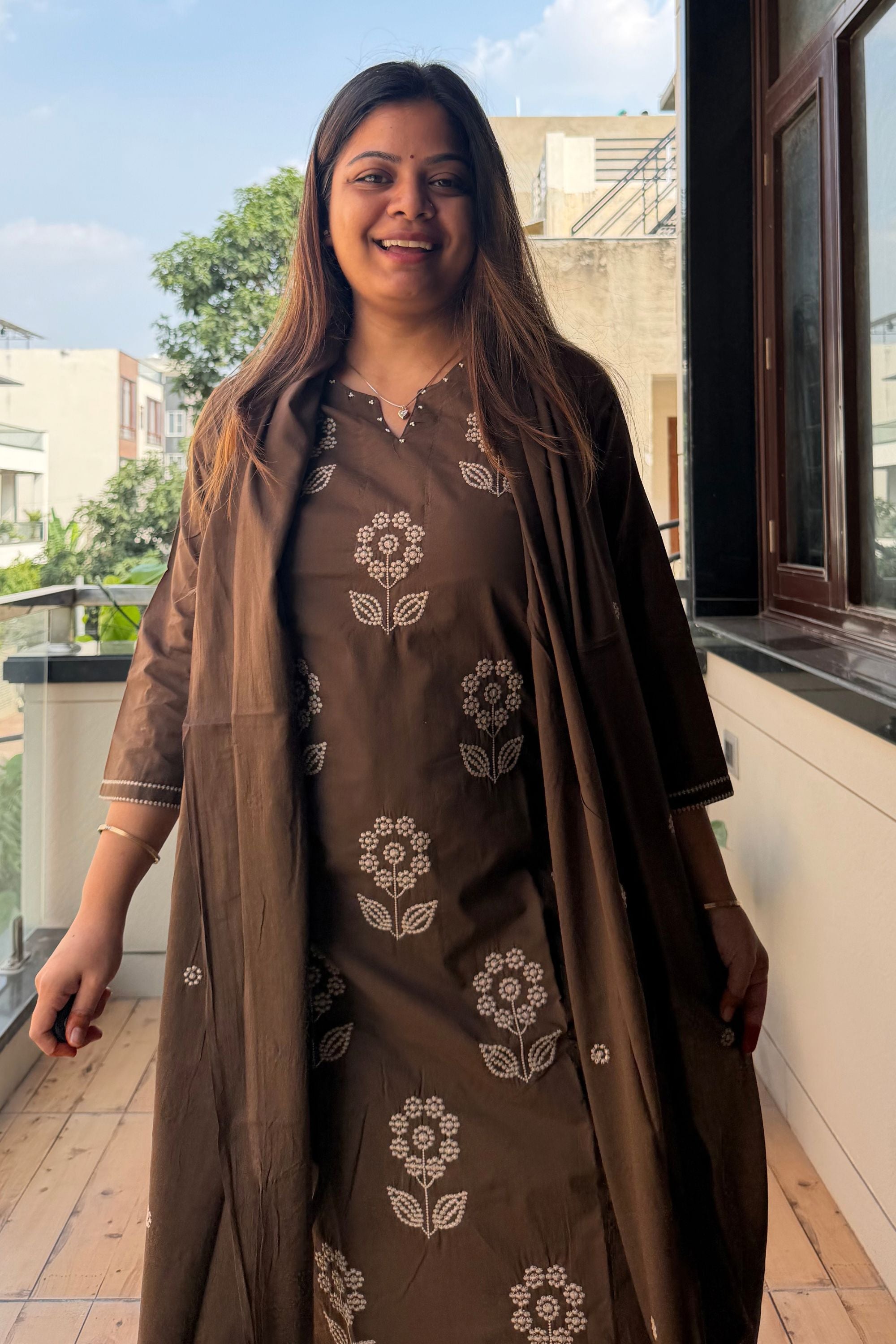 Dupatta Pant Set