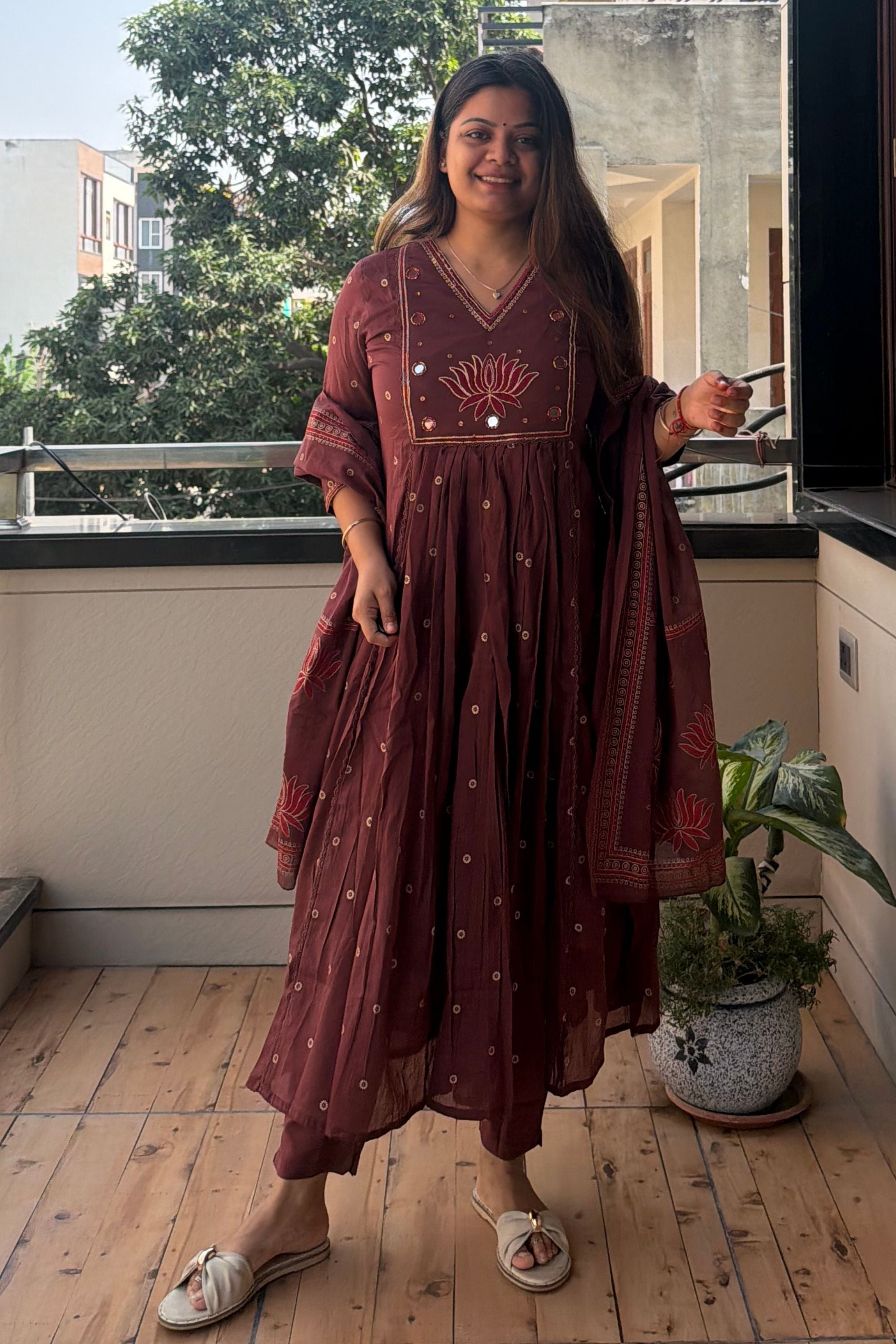 Dupatta Pant Set