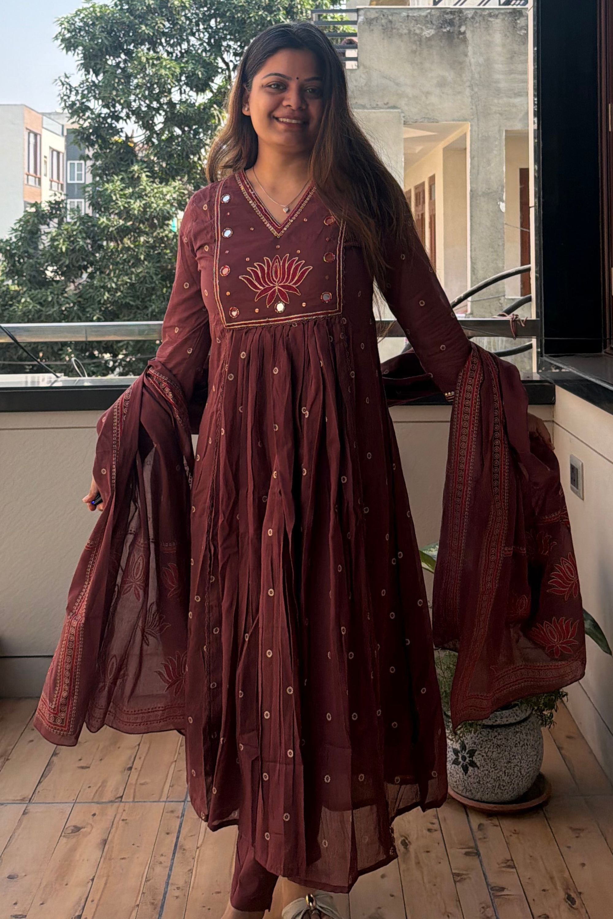 Dupatta Pant Set