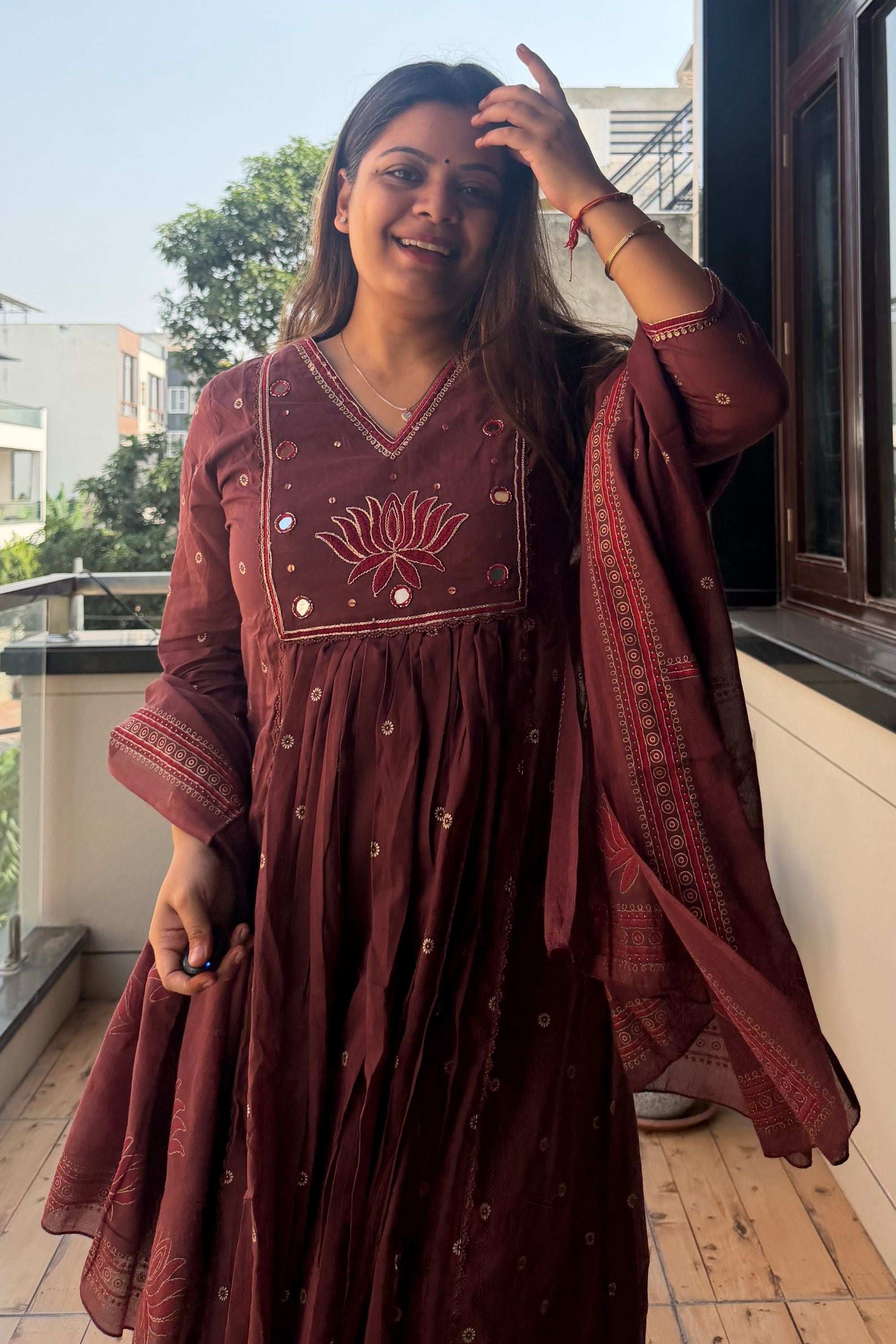 Dupatta Pant Set