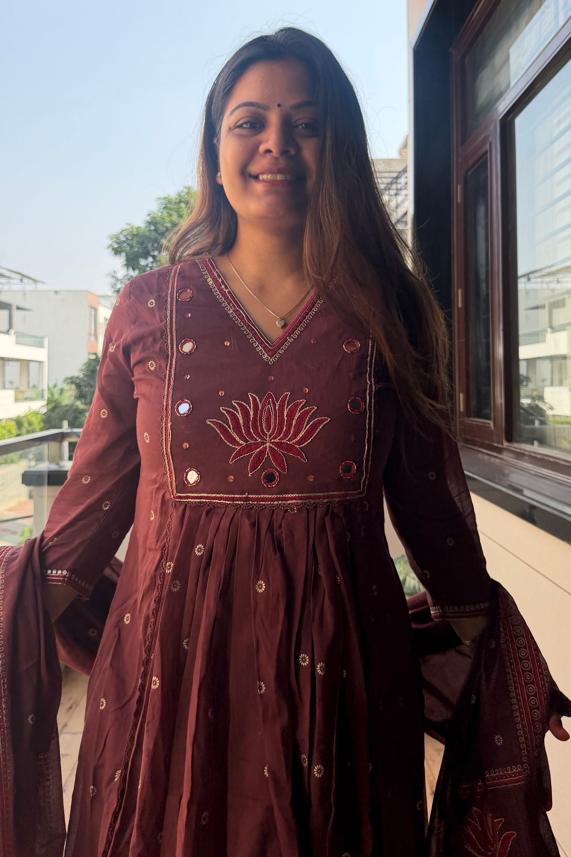 Dupatta Pant Set