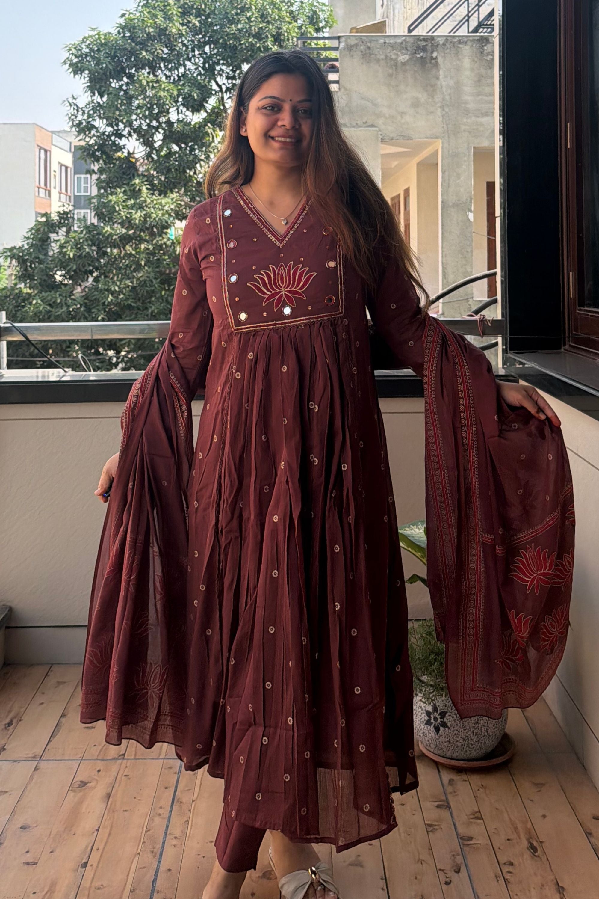 Dupatta Pant Set