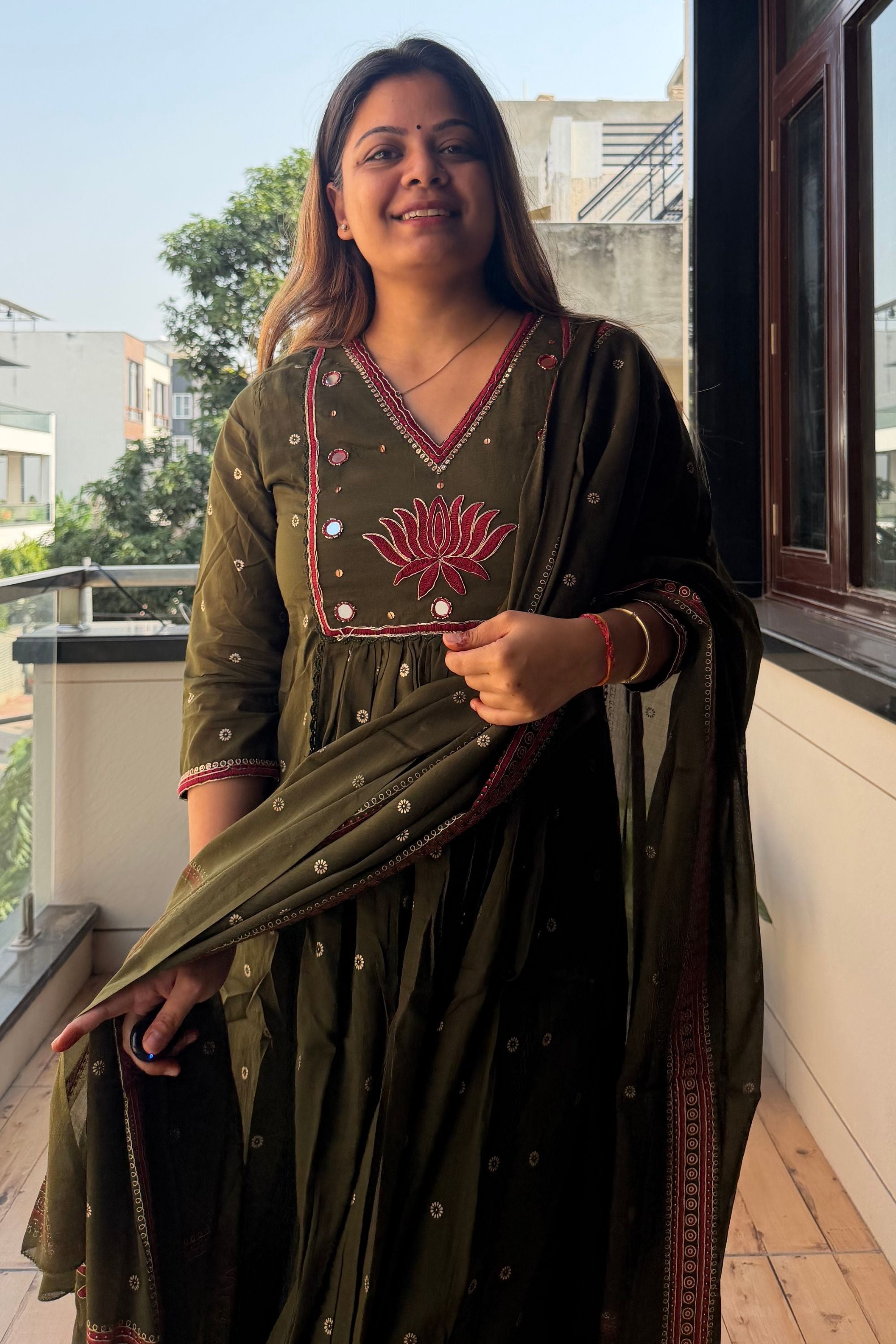 Dupatta Pant Set