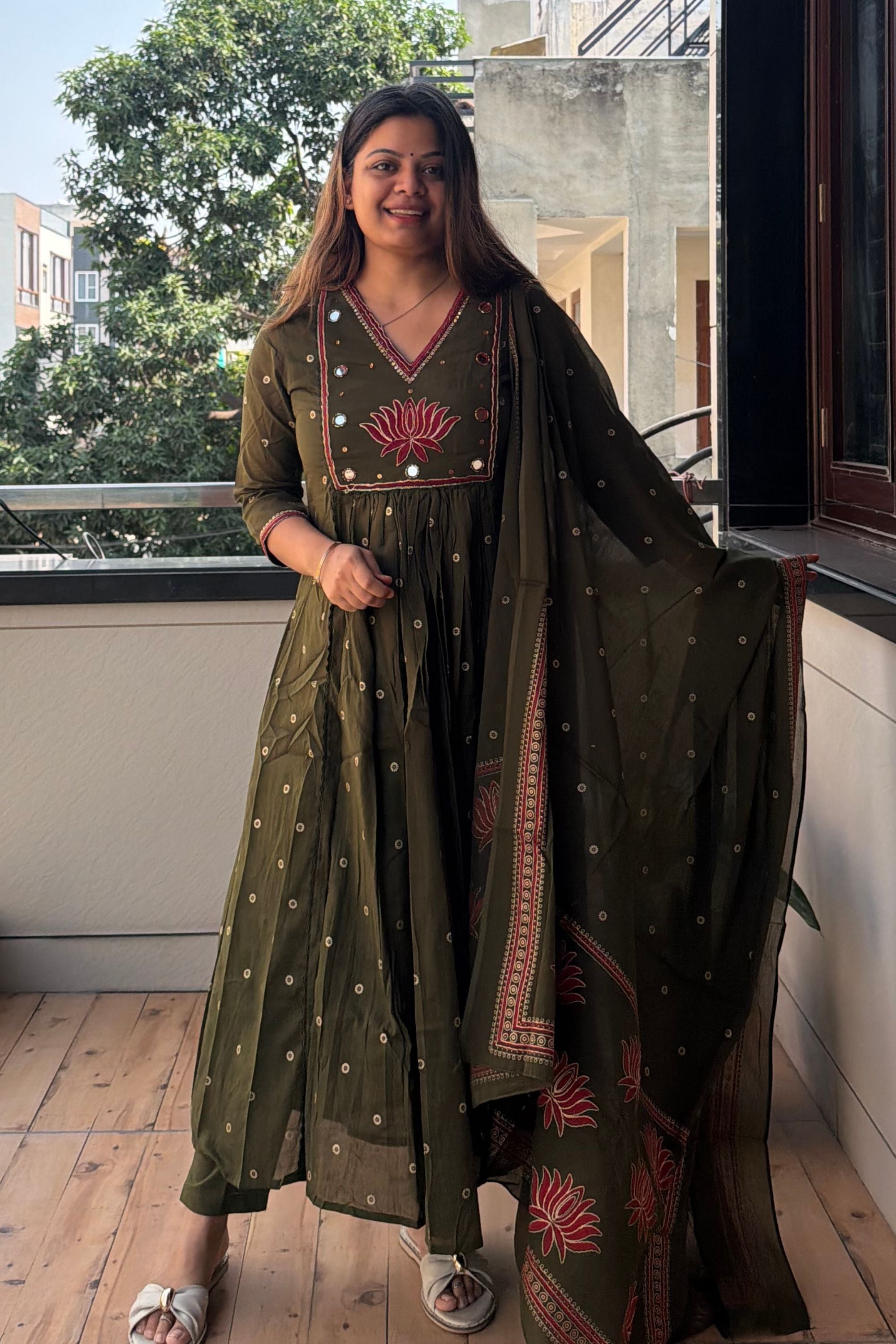 Dupatta Pant Set