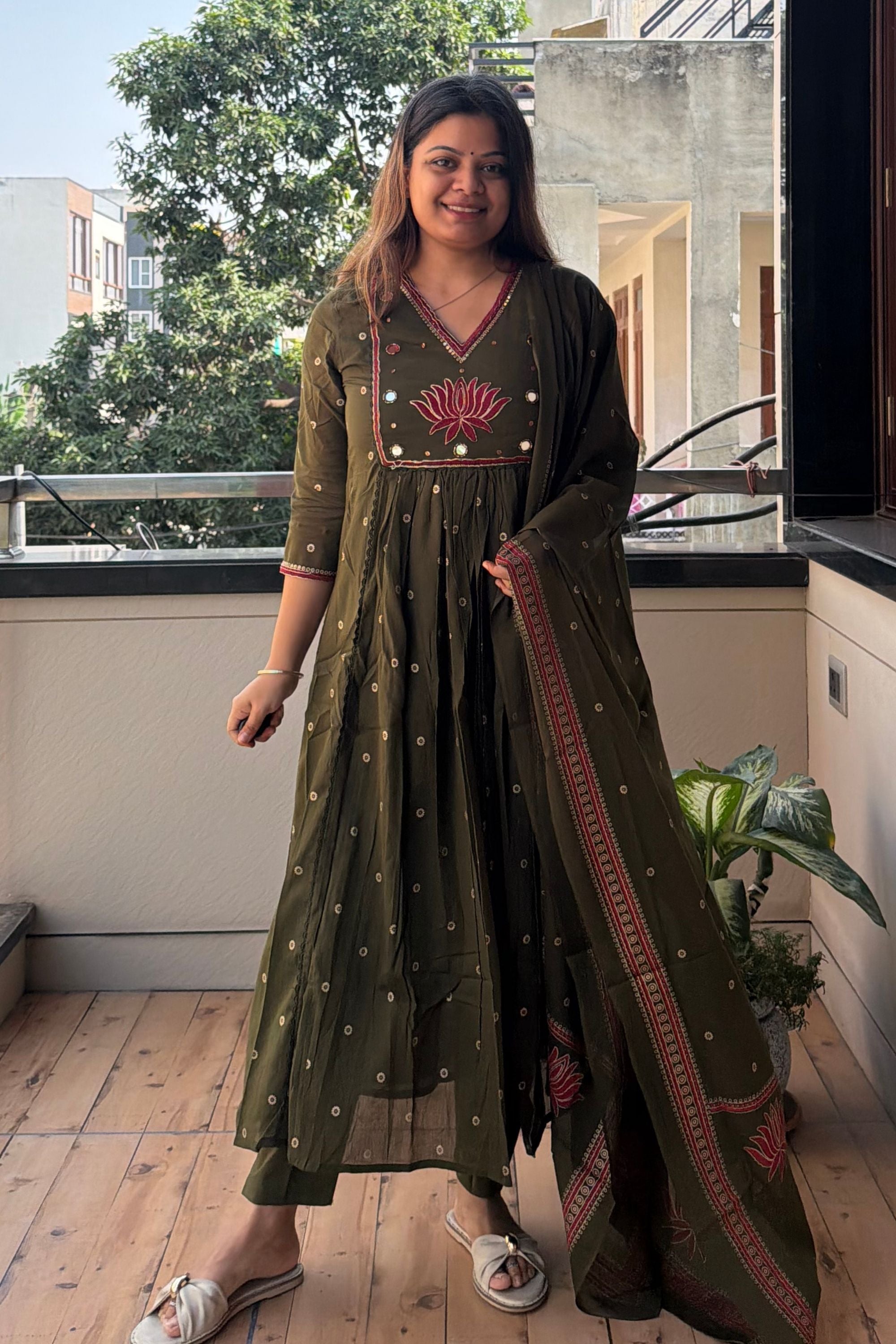 Dupatta Pant Set